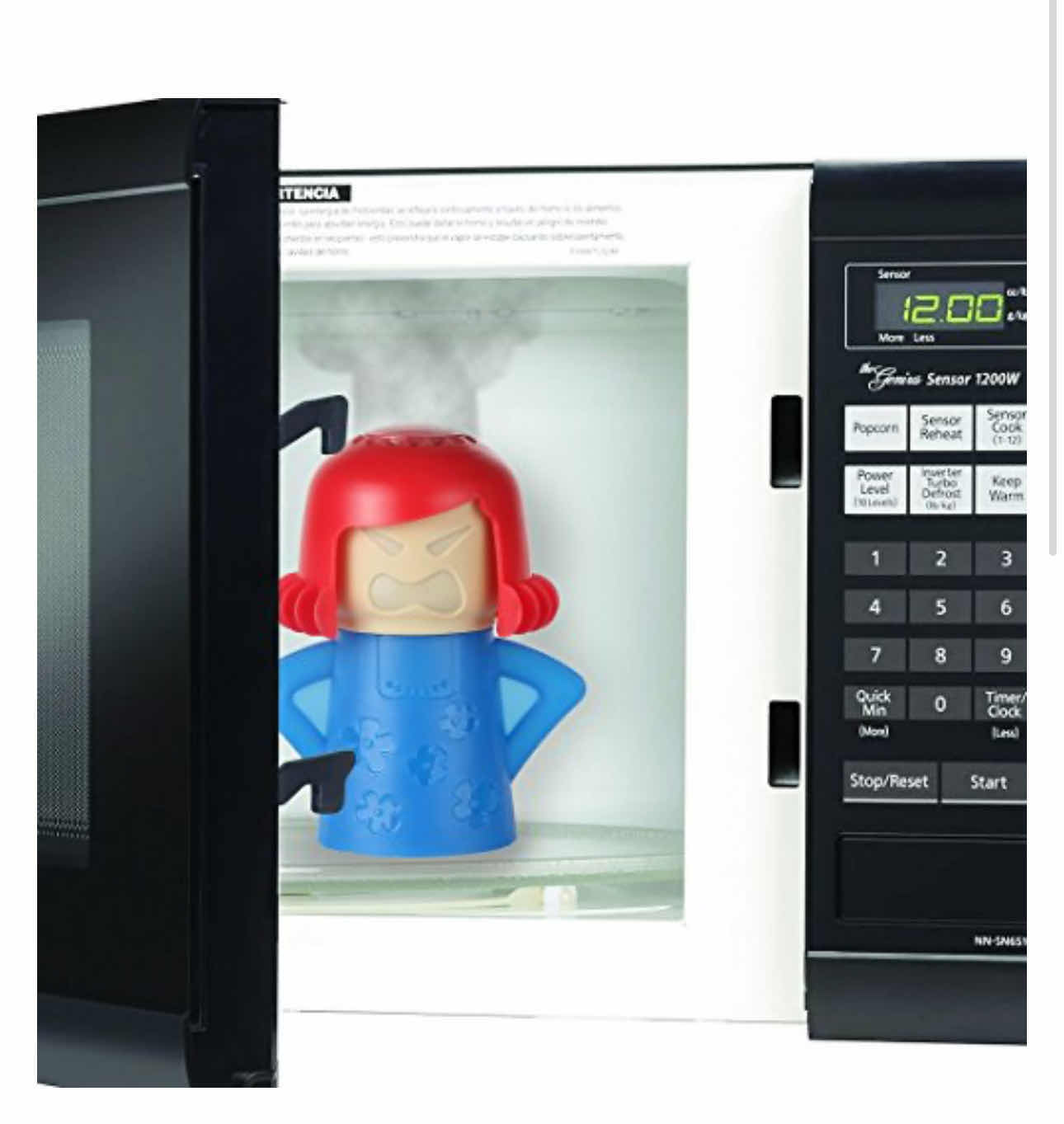Photo 1 of 2 SETS- BRAND NEW-HOME X-"STEAMIN’ MAMA" MICROWAVE CLEANER, AND" COOL MAMA" BAKING SODA HOLDER. ADD WATER TO STEAM CLEAN YOUR MICROWAVE & ADD BAKING SODA TO ABSORB FUNKY ODORS IN THE REFRIGERATOR, SOLD AS ONE SET.