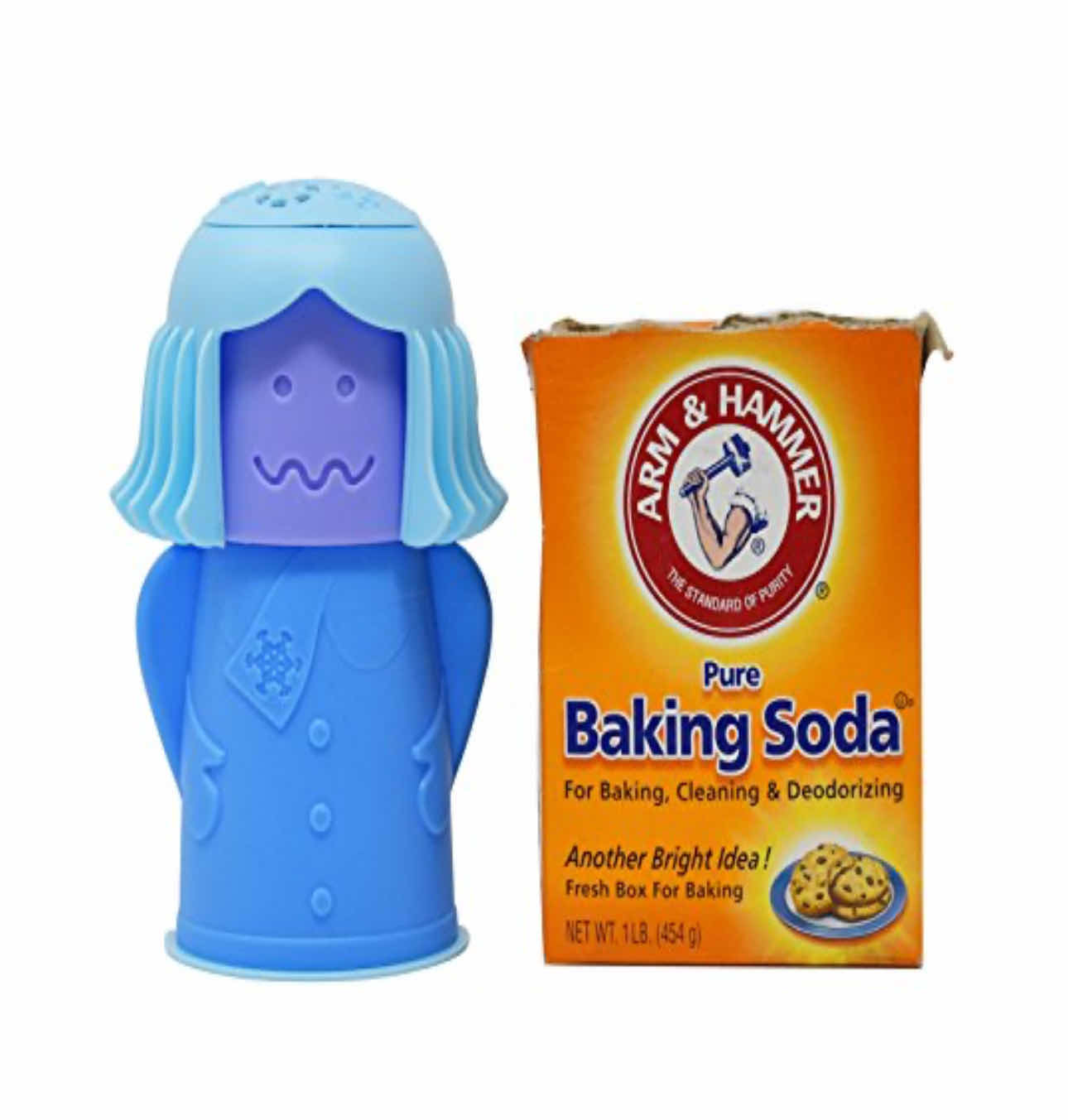 Photo 1 of 2  SETS- BRAND NEW-HOME X-"STEAMIN’ MAMA" MICROWAVE CLEANER, AND" COOL MAMA" BAKING SODA HOLDER. ADD WATER TO STEAM CLEAN YOUR MICROWAVE & ADD BAKING SODA TO ABSORB FUNKY ODORS IN THE REFRIGERATOR, SOLD AS ONE SET.