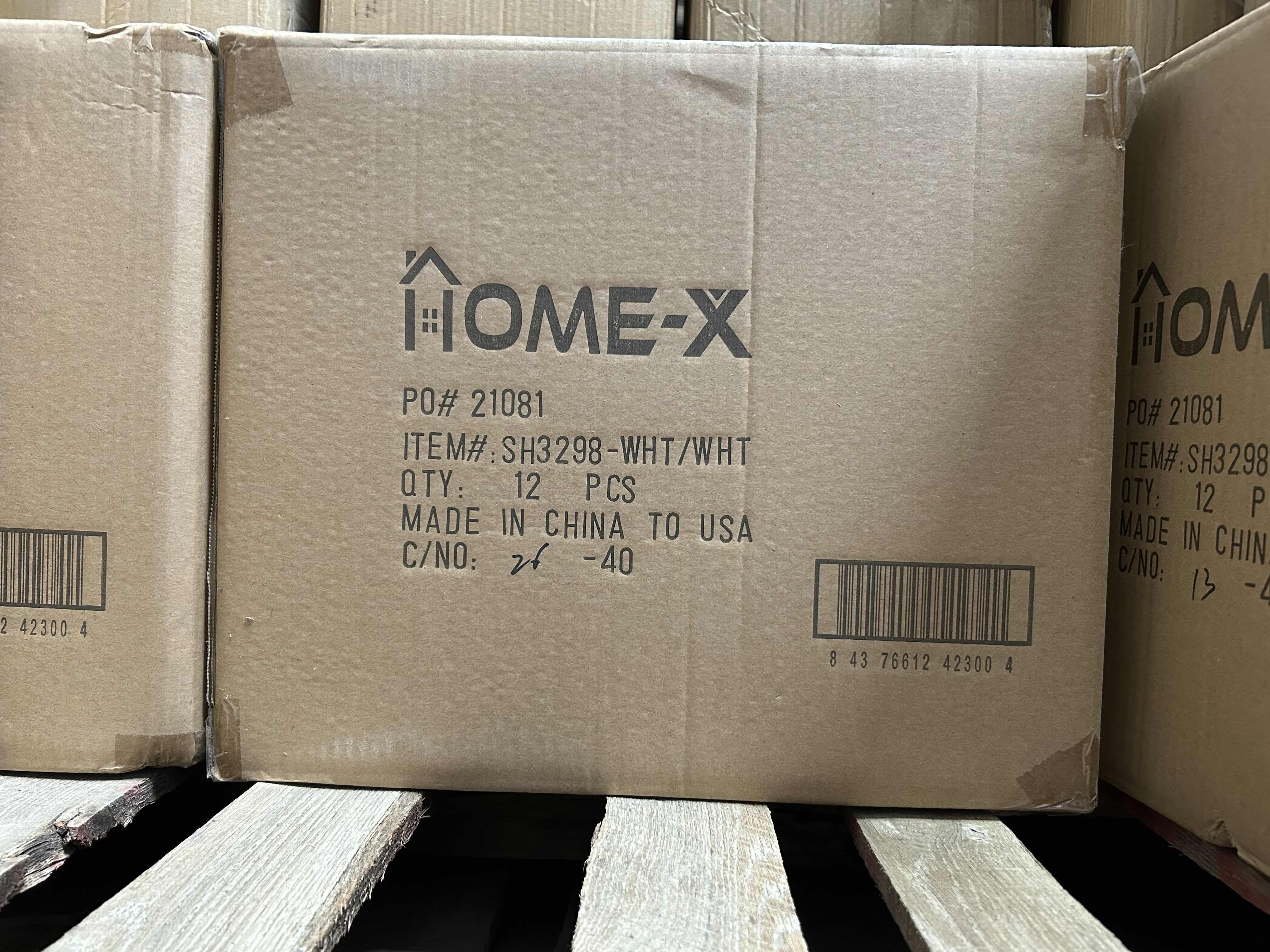 Photo 1 of BRAND NEW CASE OF 12- HOME-X WHITE  MUG WITH MUG WARMER SET, 3 1/2" D x 4" H, White