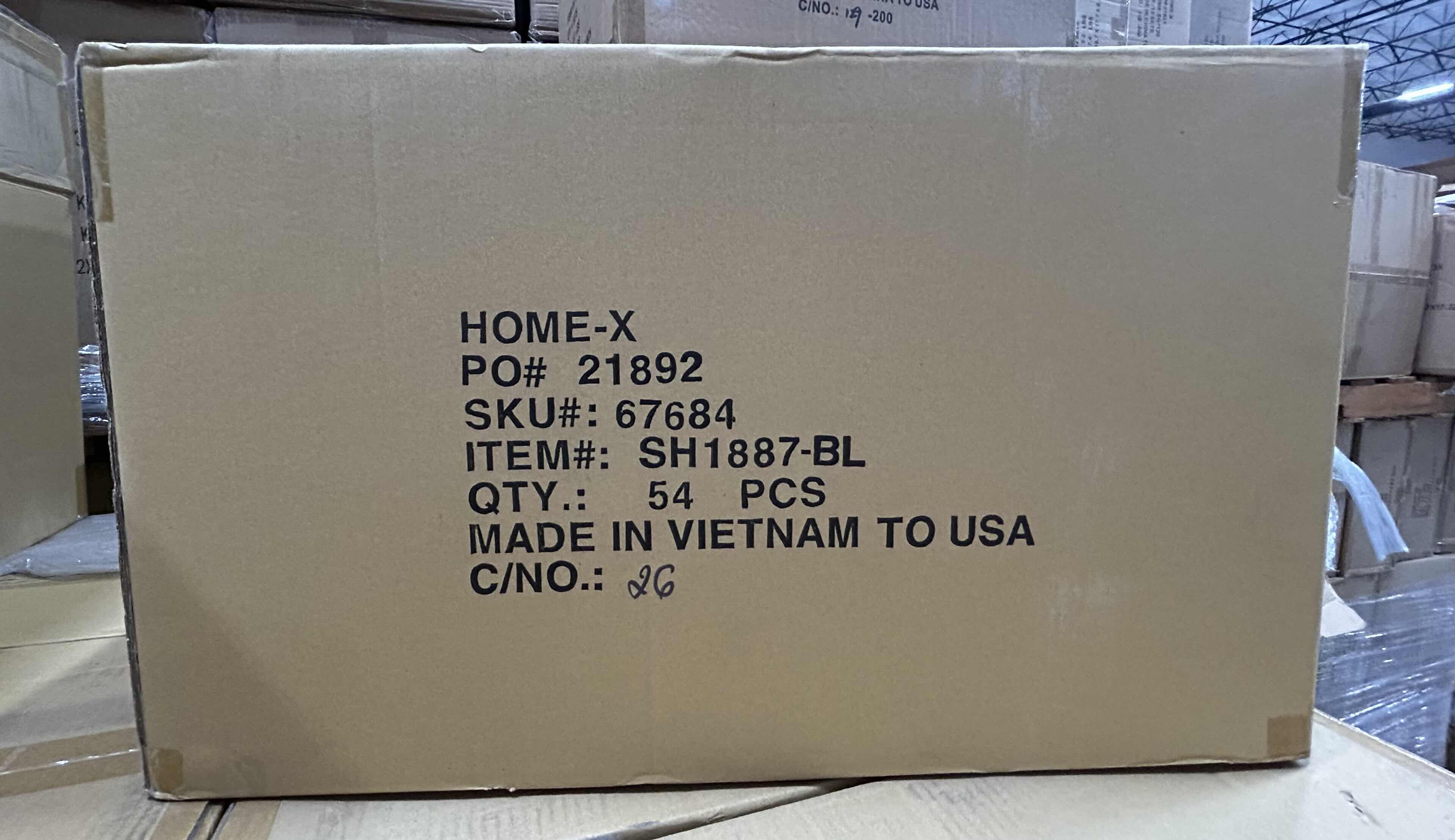 Photo 1 of BRAND NEW CASE OF 54-HOME-X 6-COMPARTMENT PILL/VITAMIN DISPENSER, MEDICINE ORGANIZER, DARK PLASTIC, SUNLIGHT DAMAGE PROTECTION (Black Cover)