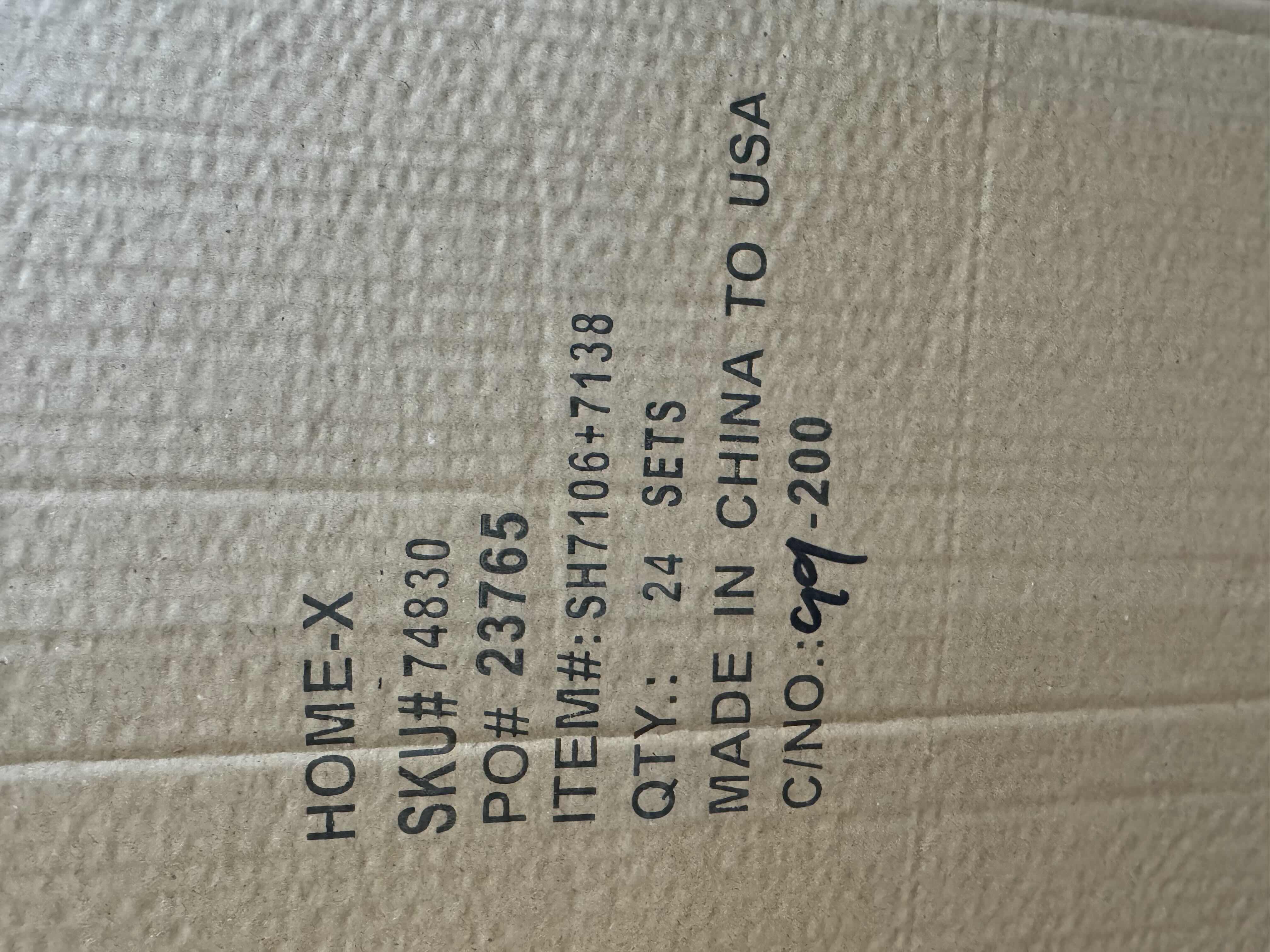 Photo 1 of BRAND NEW CASE OF HOME-X CRACKER & COOKIE STORAGE CONTAINERS