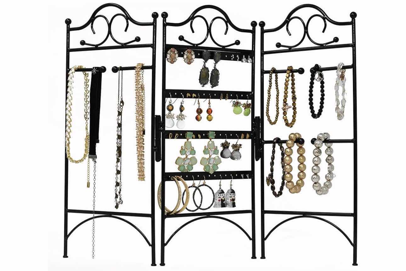 Photo 2 of BRAND NEW CASE OF ARAD 3-PANEL FOLDING SCREEN JEWELRY HANGER