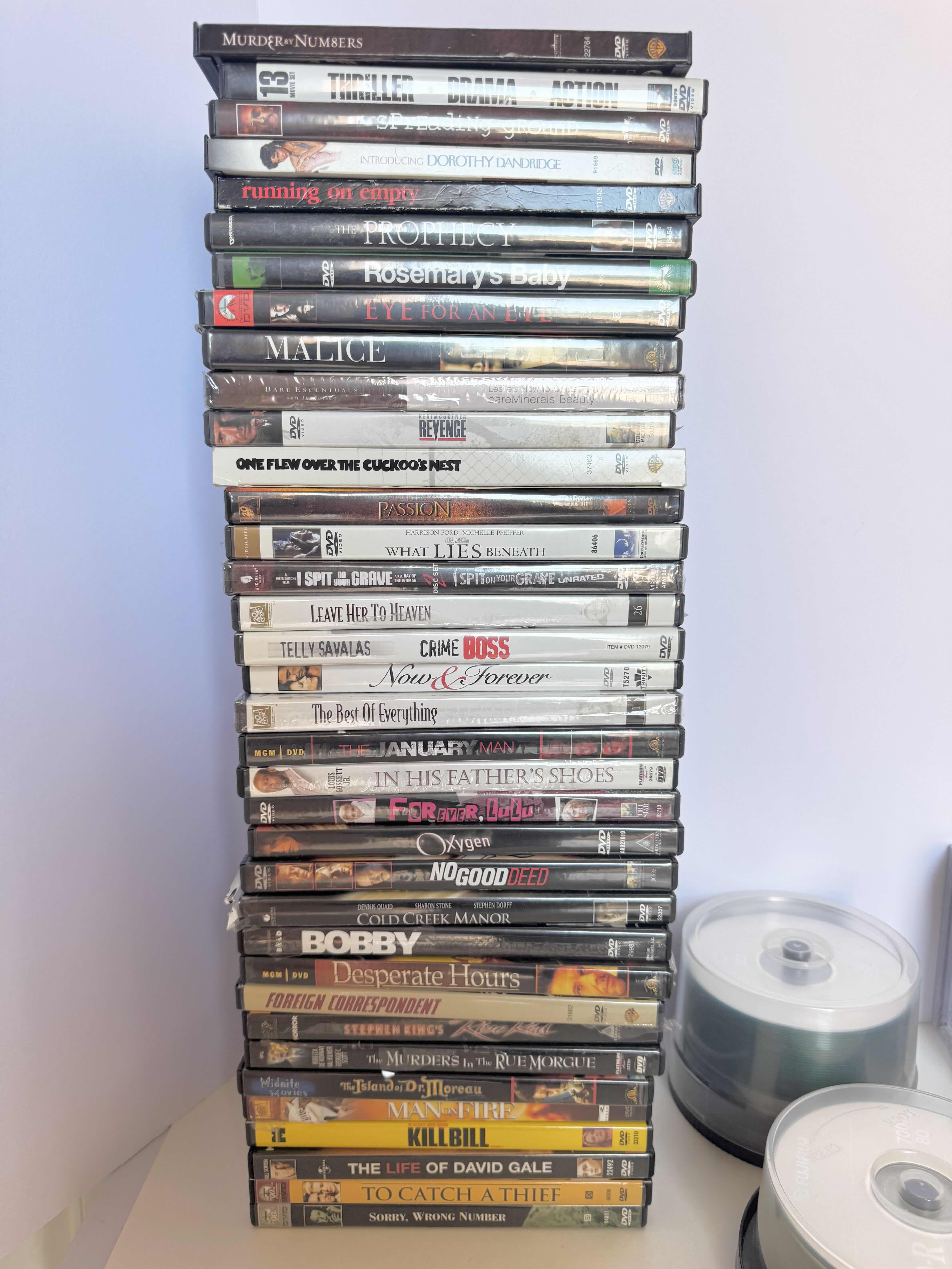Photo 2 of DVD COLLECTION, BLANK CD’S FOR AUDIO RECORDING, CD CASE COVERS 10PACK