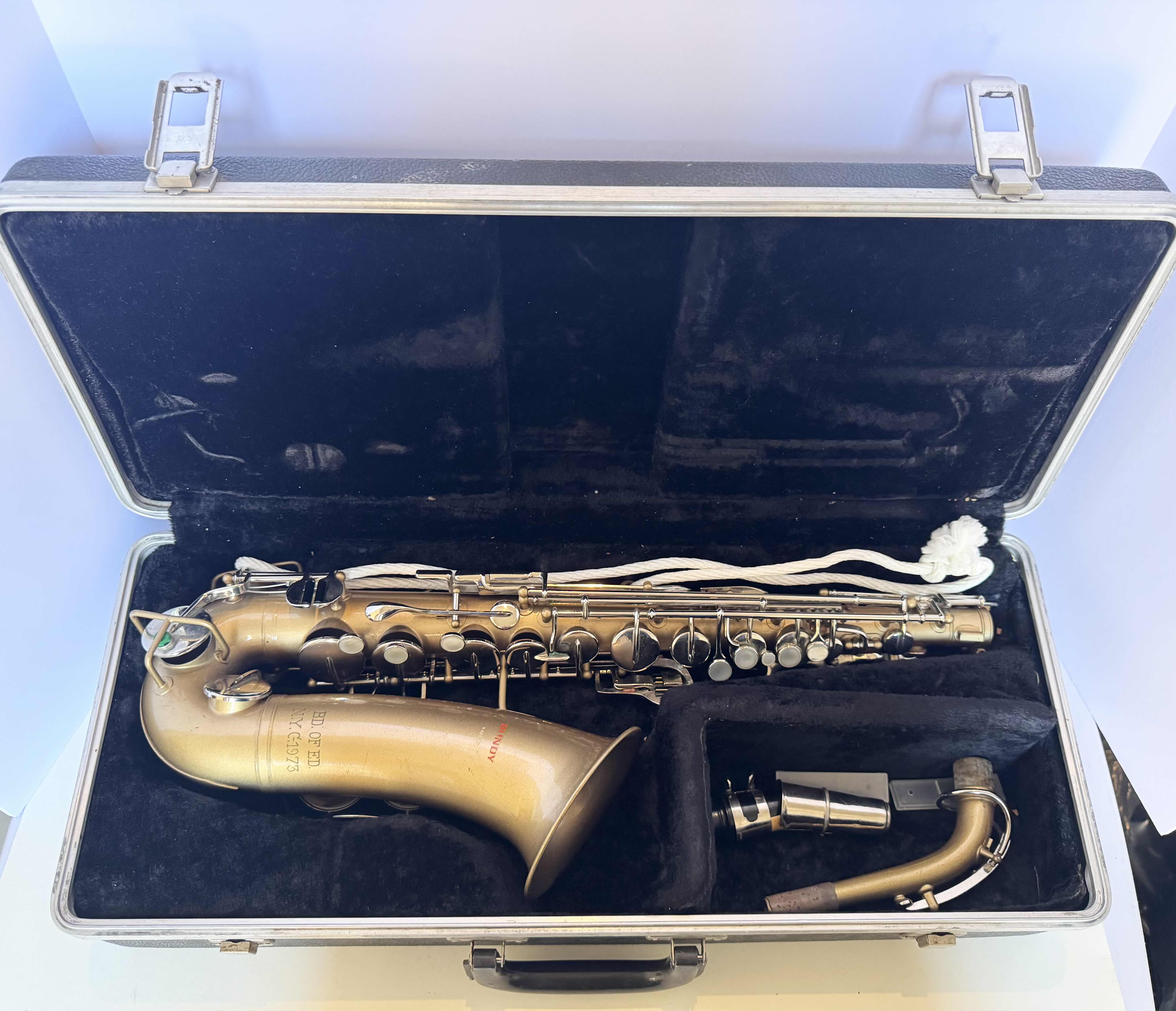 Photo 2 of BUNDY SAXOPHONE WITH CARRYING CASE