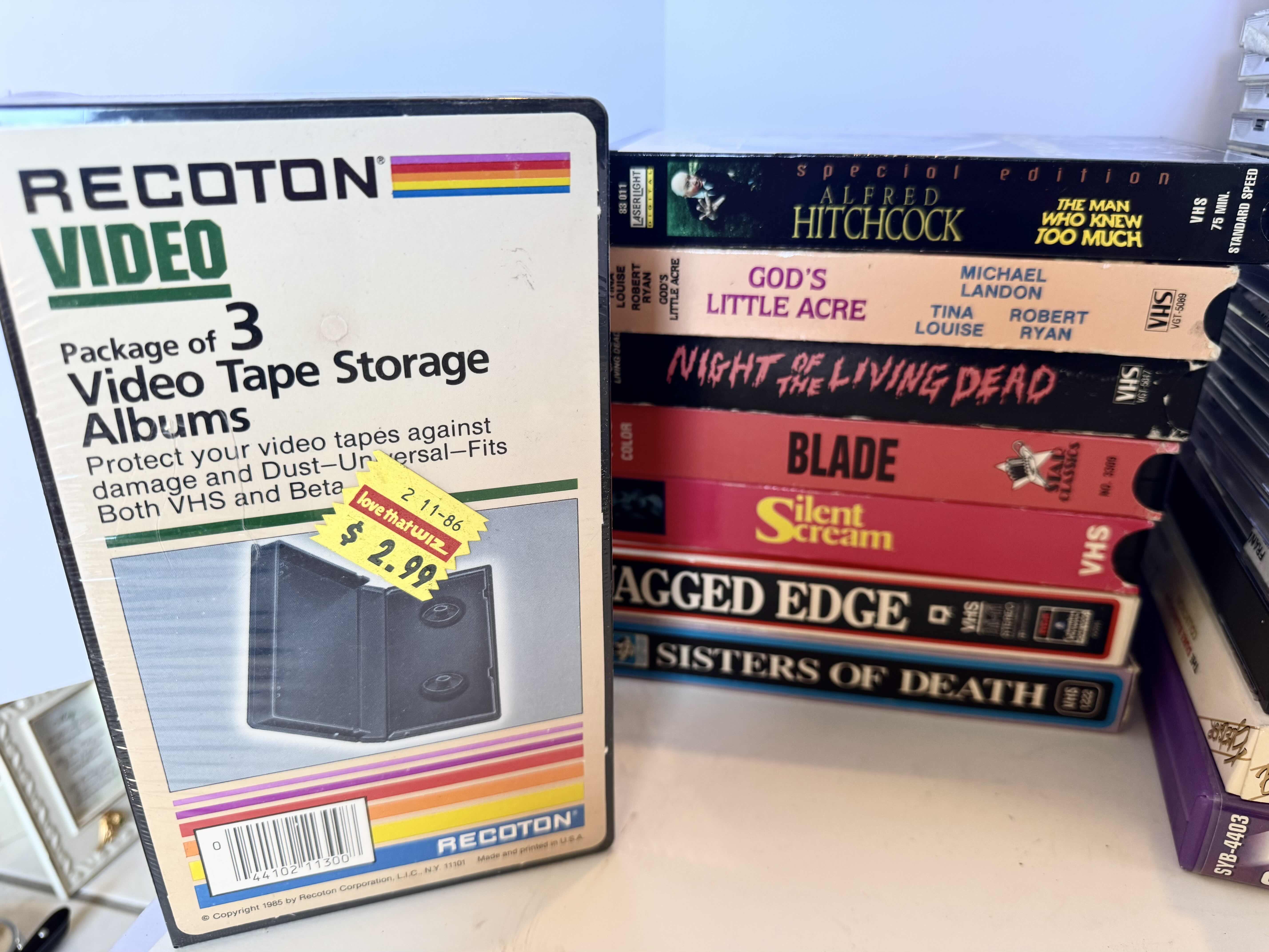 Photo 1 of COLLECTION OF VHS, CD’S, CASSETTES, AND VIDEO TAPE COVERS 3 PACK