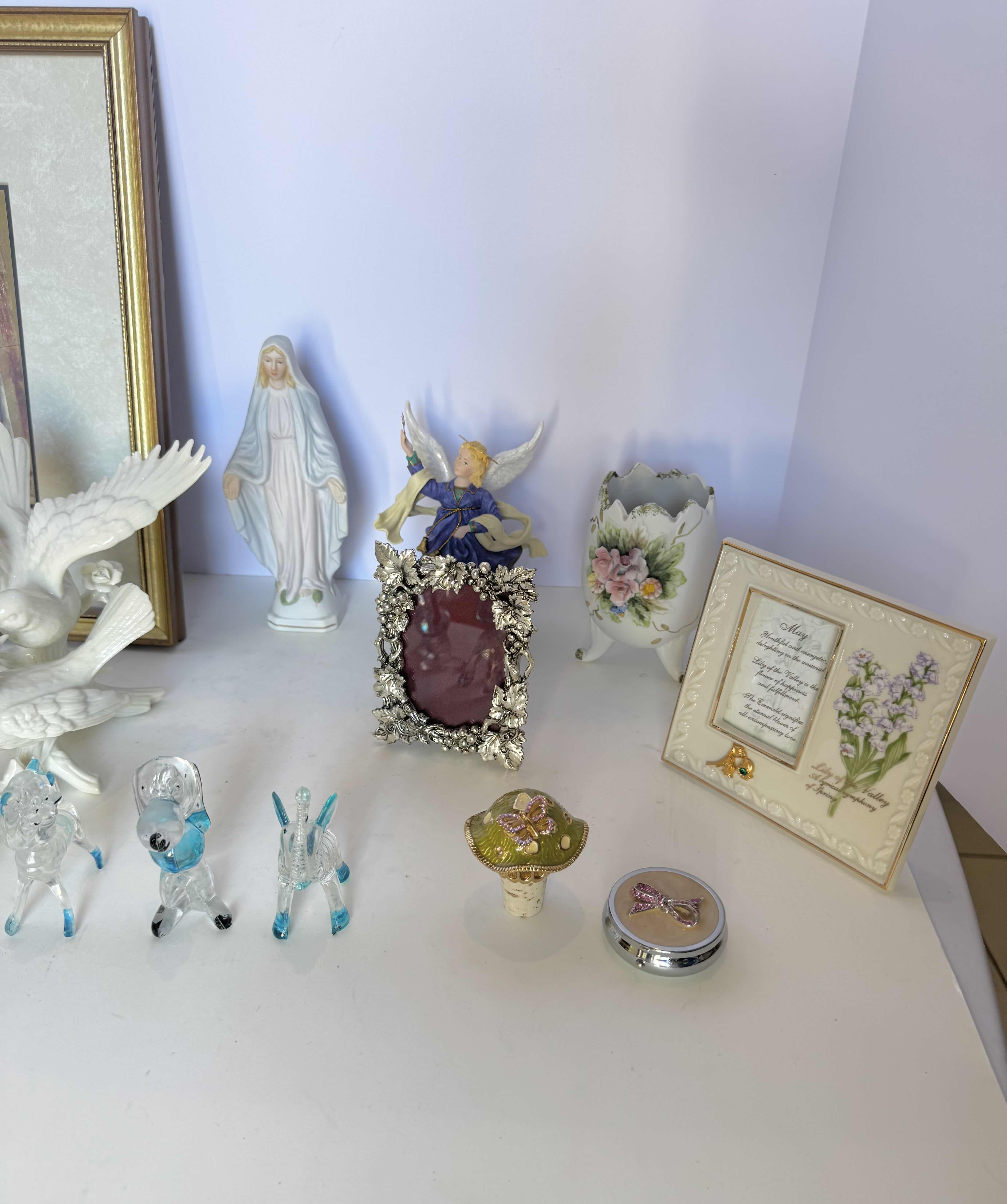 Photo 1 of COLLECTION OF RELIGIOUS BOOKS, FIGURINES, STATUES & FRAMES