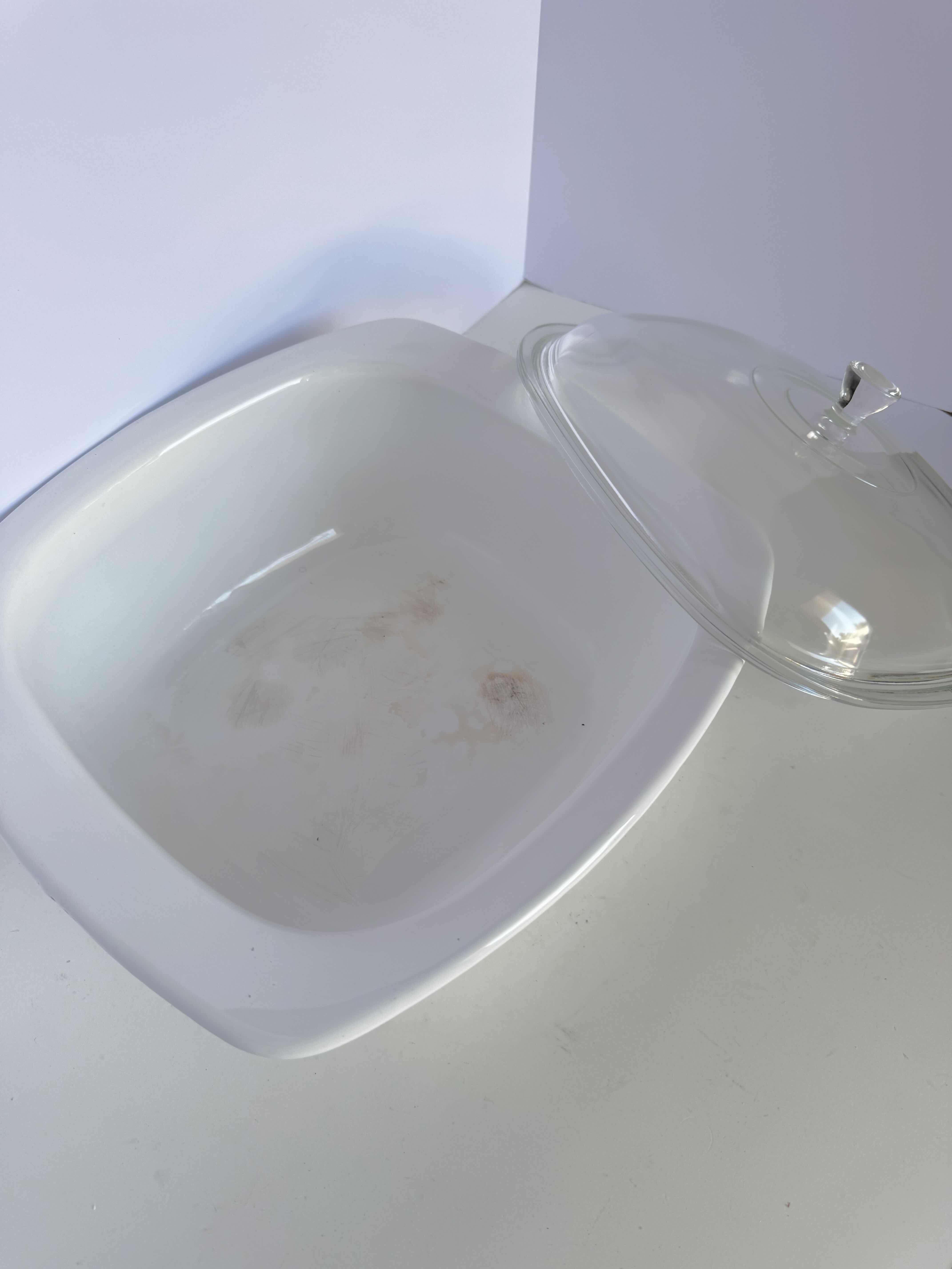 Photo 1 of CORNING WARE "CORNFLOWER" BAKING DISH WITH COVER 11.5”W X 4”H