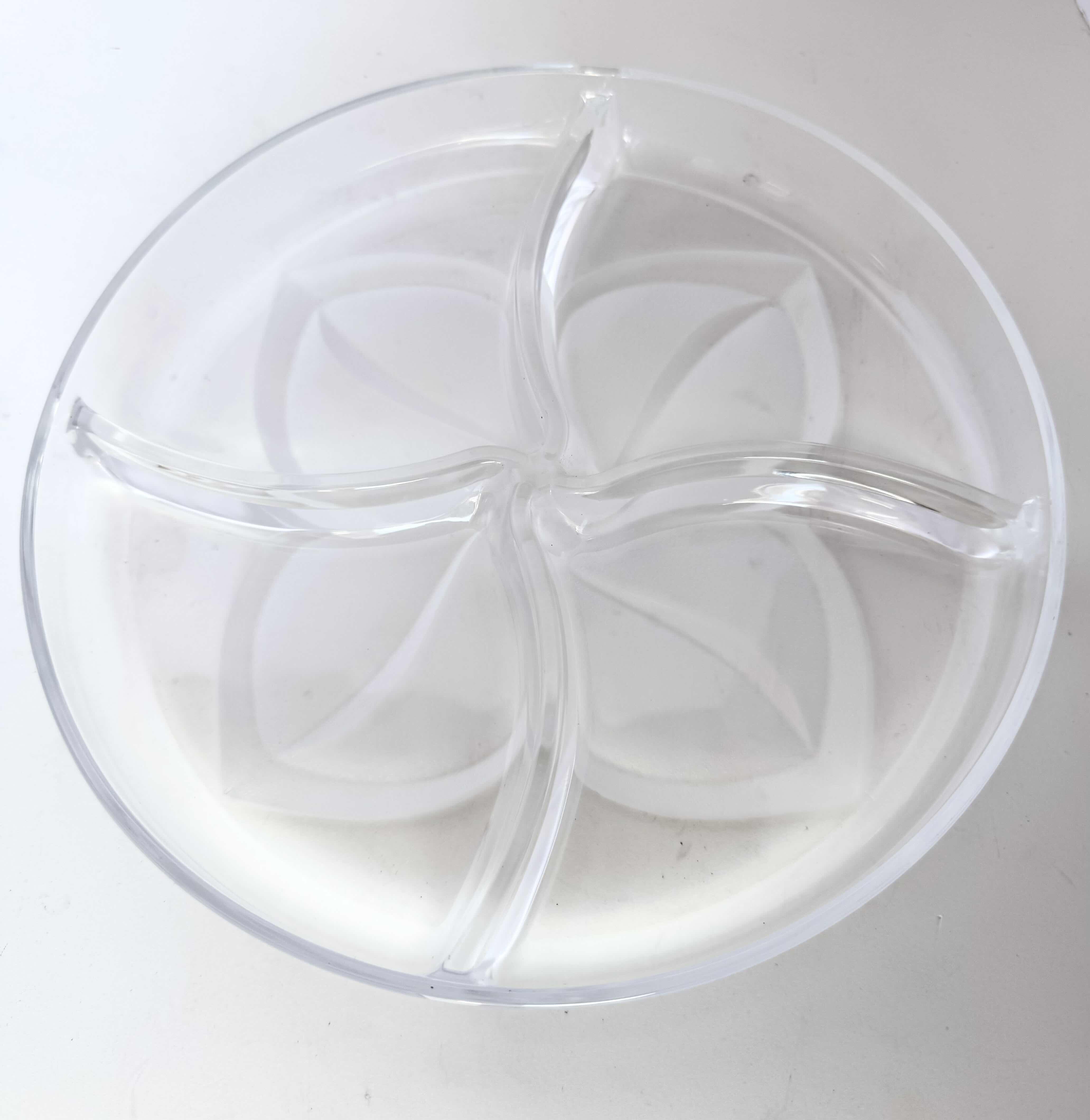 Photo 1 of CRYSTAL GLASS DECORATIVE CAKE STAND, SERVING TRAY