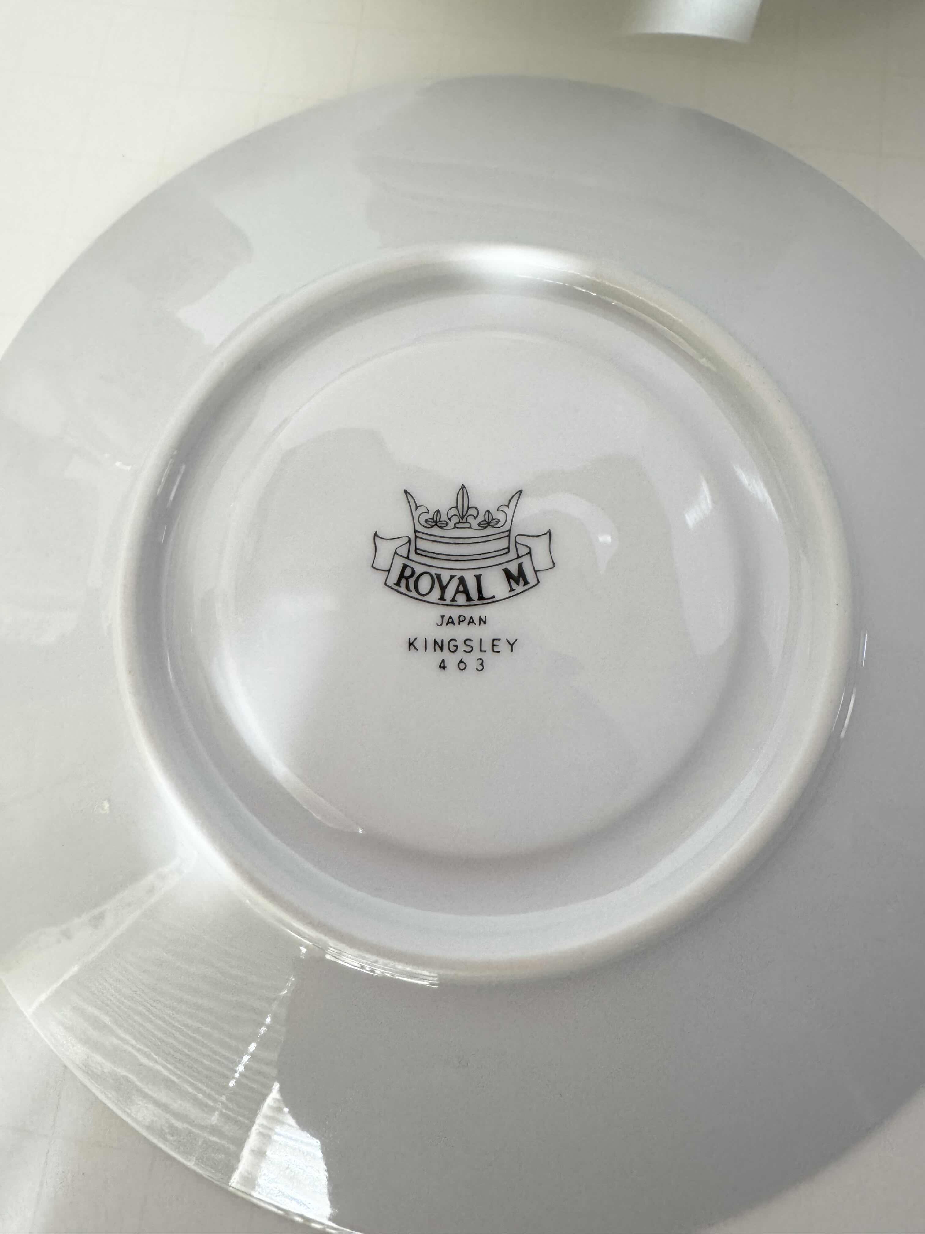 Photo 4 of VINTAGE ROYAL M TEA CUPS AND PLATES. FINE CHINA