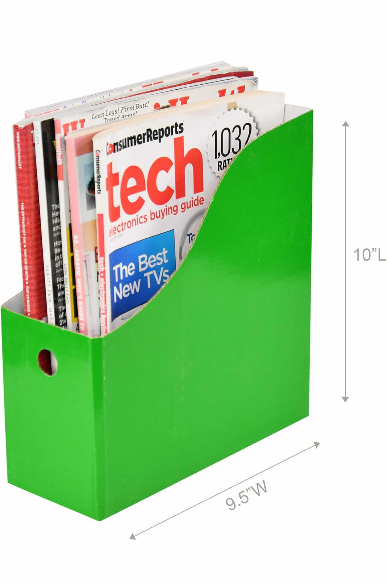 Photo 1 of BRAND NEW CASE OF HOME-X MAGAZINE FILE BOXES, 10" L x 9 ½"  x 3 ¾" H,