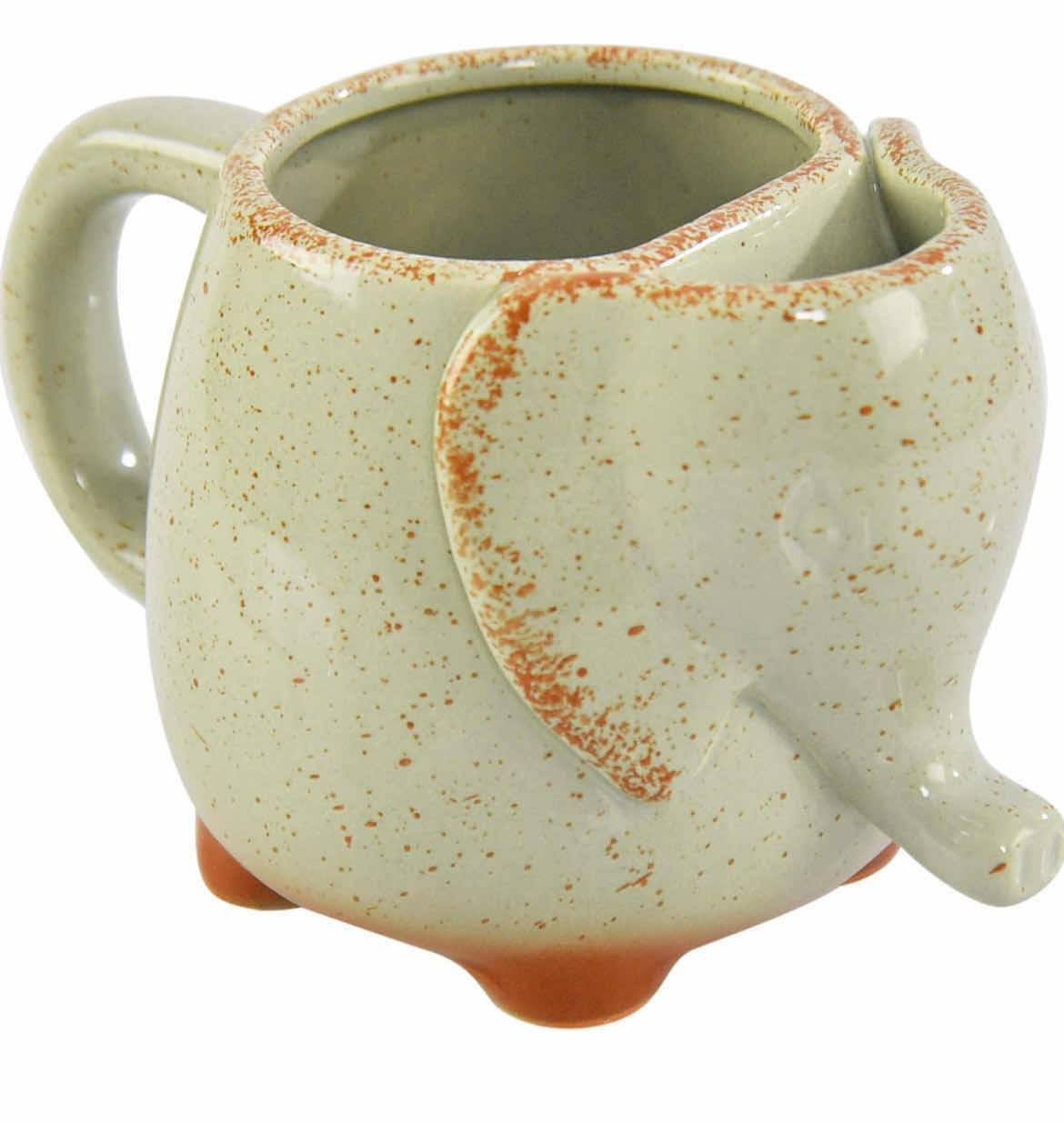 Photo 1 of BRAND NEW CASE OF HOME-X ELEPHANT MUG WITH TEA BAG HOLDER - 16 oz HEAT RESISTANT CERAMIC ELEPHANT TEA CUP - MICROWAVE SAFE