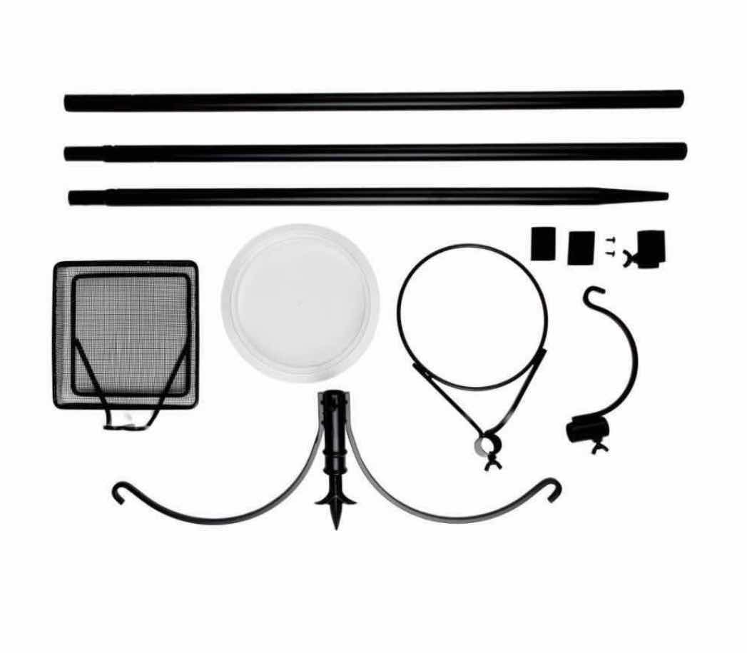 Photo 1 of BRAND NEW CASE OF HOME-X PREMIUM BIRD FEEDER STATION, BLACK
91”H X 22”W