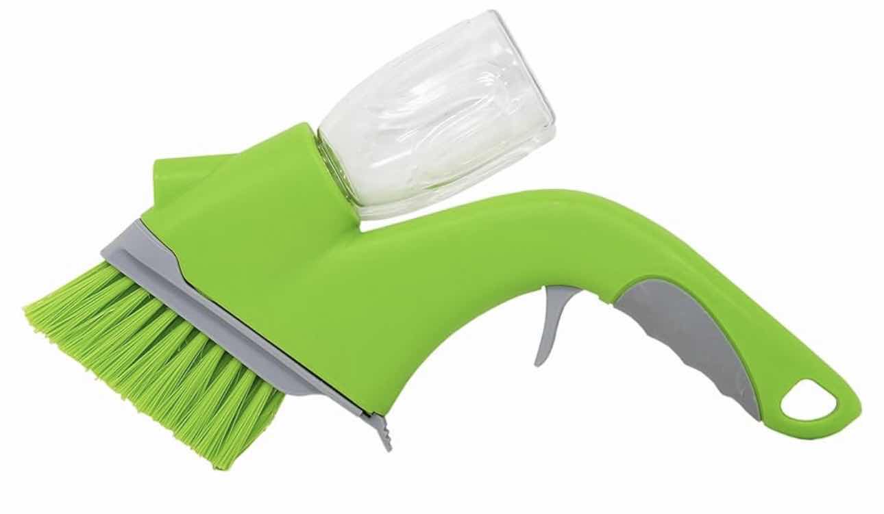 Photo 1 of BRAND NEW CASE OF HOME-X - TRACK CLEANING BRUSH WITH BUILT-IN BOTTLE SPRAYER, EASY-TO-USE MULTIPURPOSE BRUSH