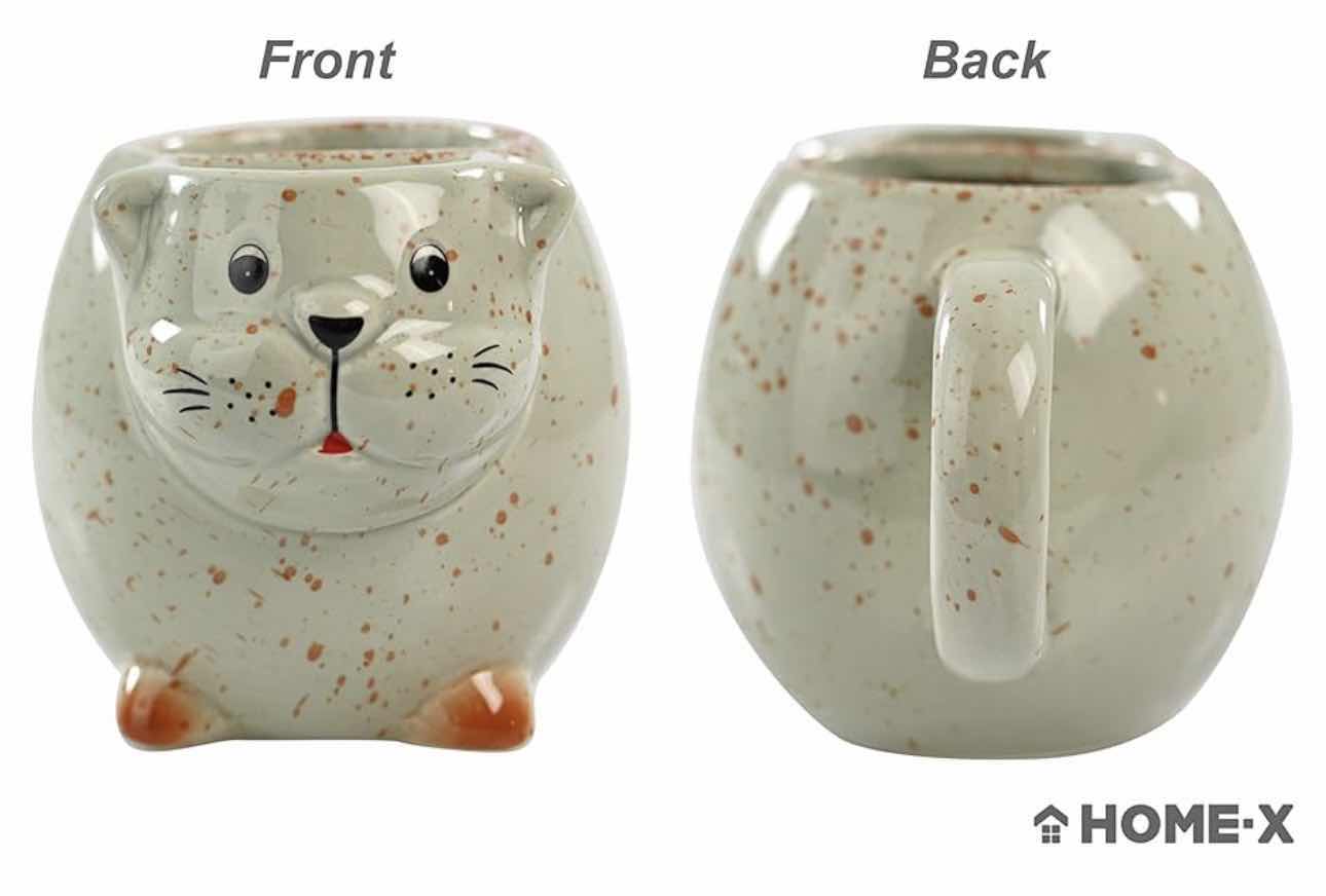 Photo 1 of BRAND NEW CASE OF HOME-X CAT TEA CUP, CERAMIC CAT MUG, COFFEE MUG, 16OZ CAPACITY