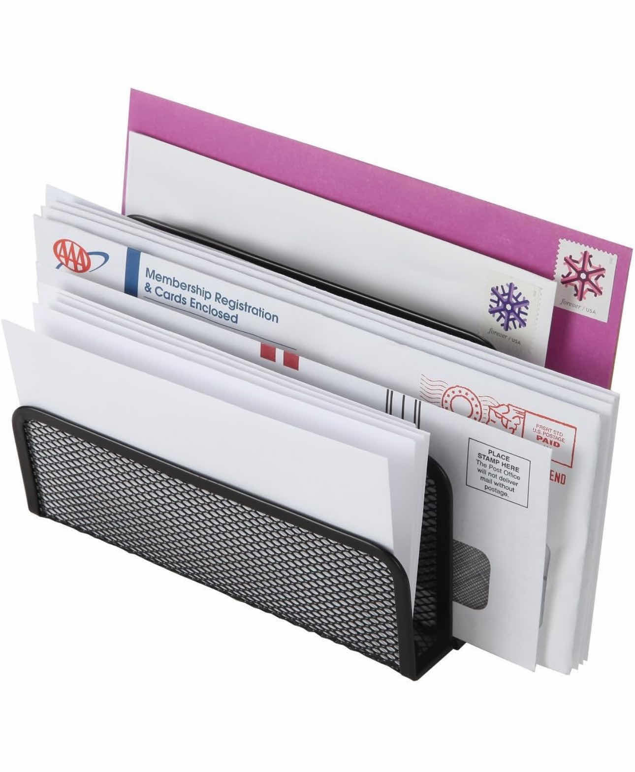 Photo 2 of BRAND NEW CASE OF BLACK MESH LETTER HOLDER