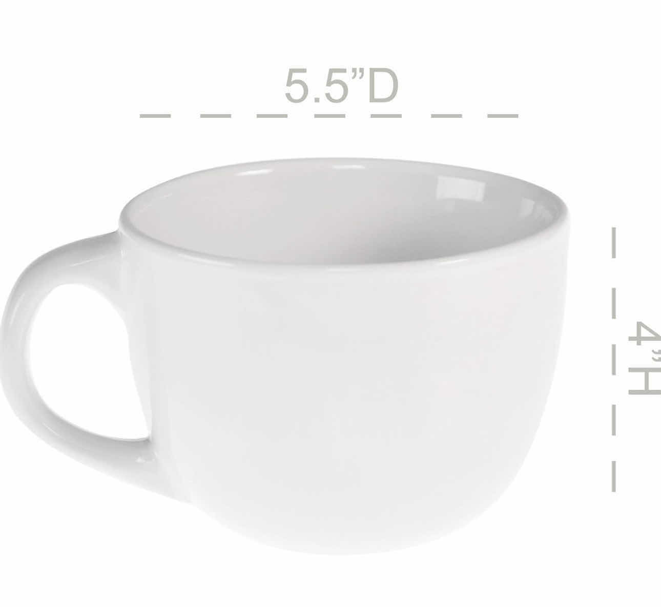 Photo 3 of BRAND NEW CASE OF HOME-X WHITE SOUP MUG