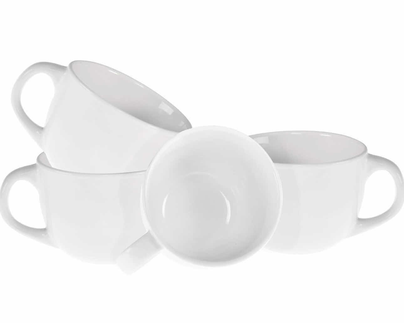 Photo 1 of BRAND NEW CASE OF HOME-X WHITE SOUP MUG