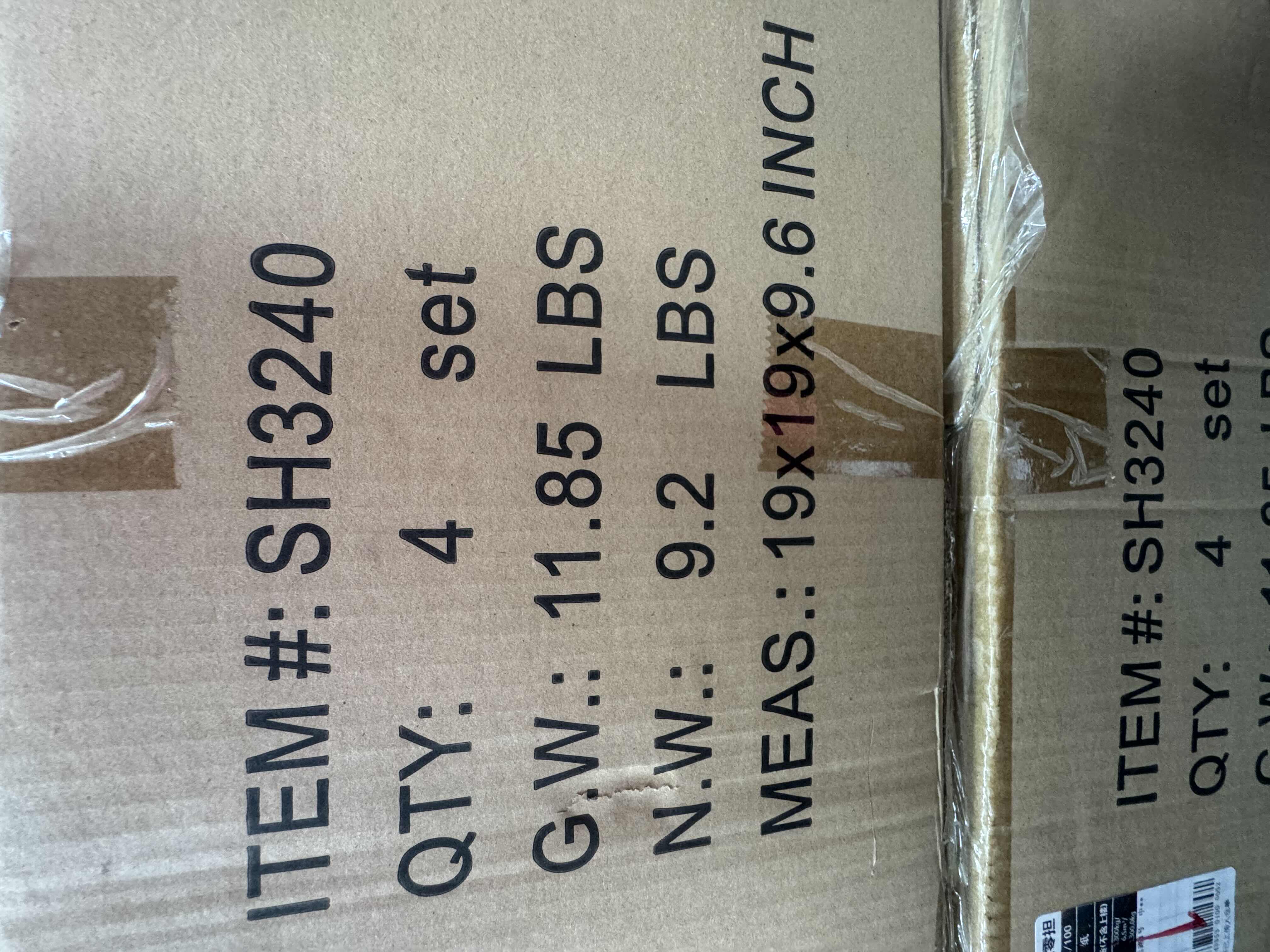 Photo 4 of BRAND NEW CASE OF HOME-X CANISTER SET, POTATO & ONION STORAGE CONTAINERS POTATO: 8 ½" D x 7 ¾" H, ONION: 5 ½" D x 6 ¼" H, SOFT WHITE