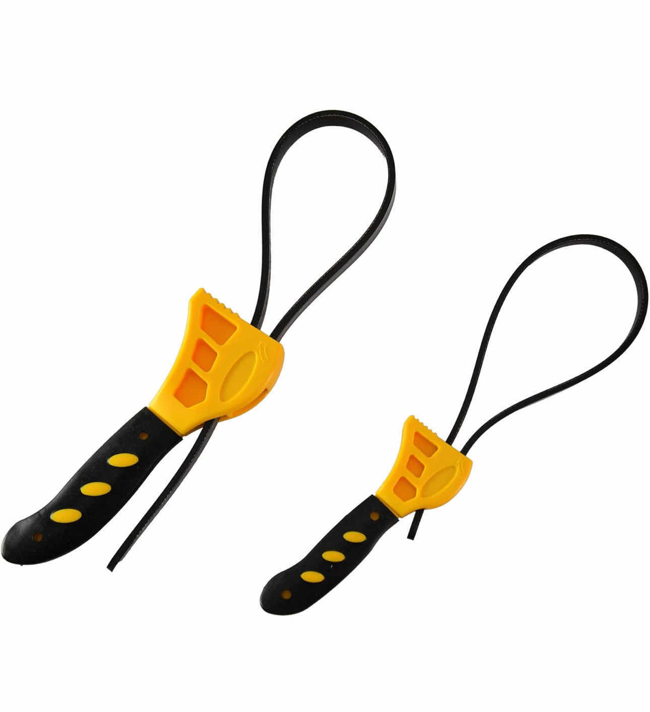 Photo 1 of BRAND NEW CASE OF 30 SETS OF HOME X ADJUSTABLE STRAP WRENCH SET, 2 PIECES WITH RUBBER BELTS, 500 mm and 600 mm