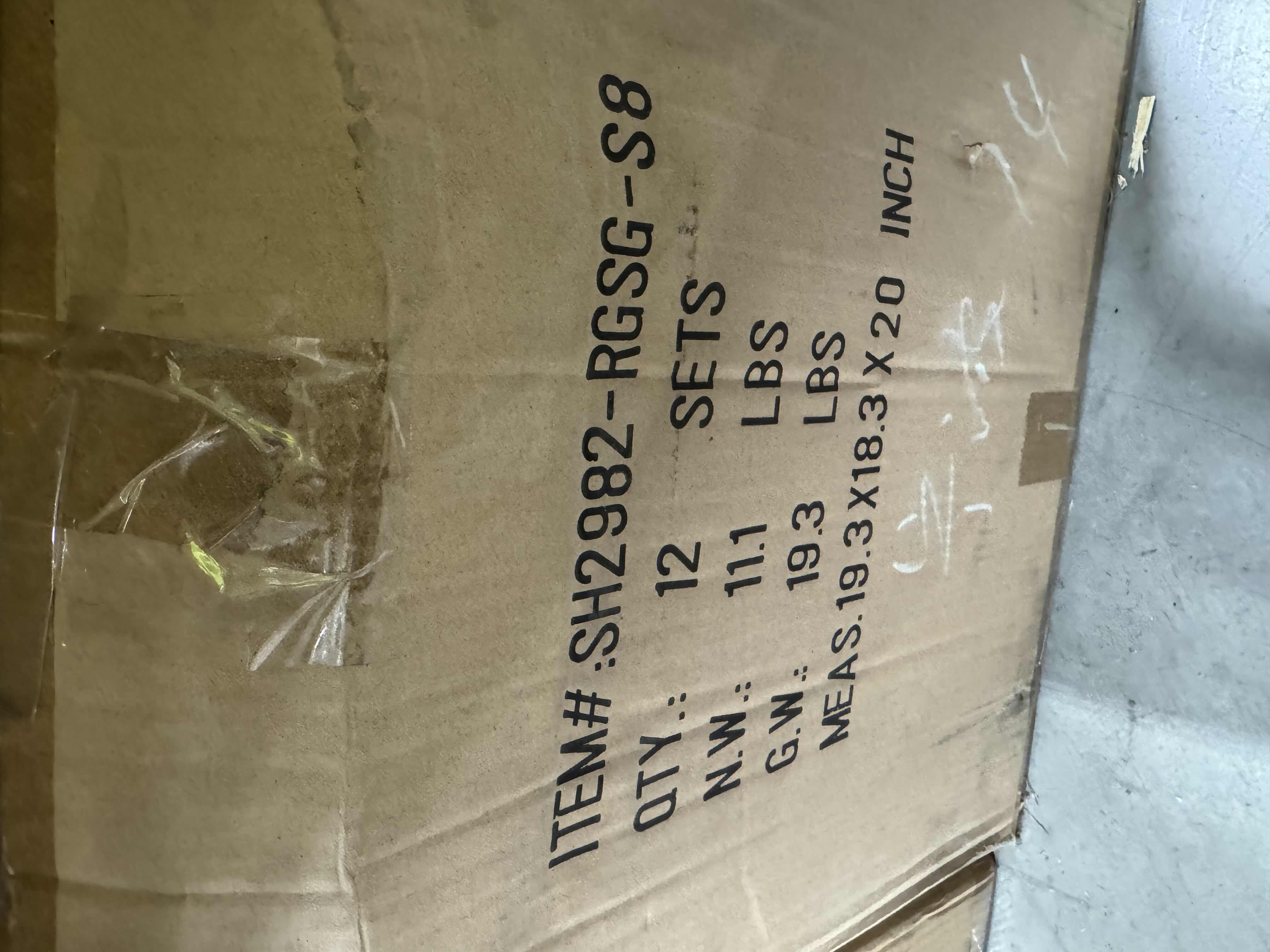 Photo 3 of BRAND NEW CASE OF 12 SETS OF HOME-X BRIGHTLY COLORED ALUMINUM TUMBLERS AND BOWLS