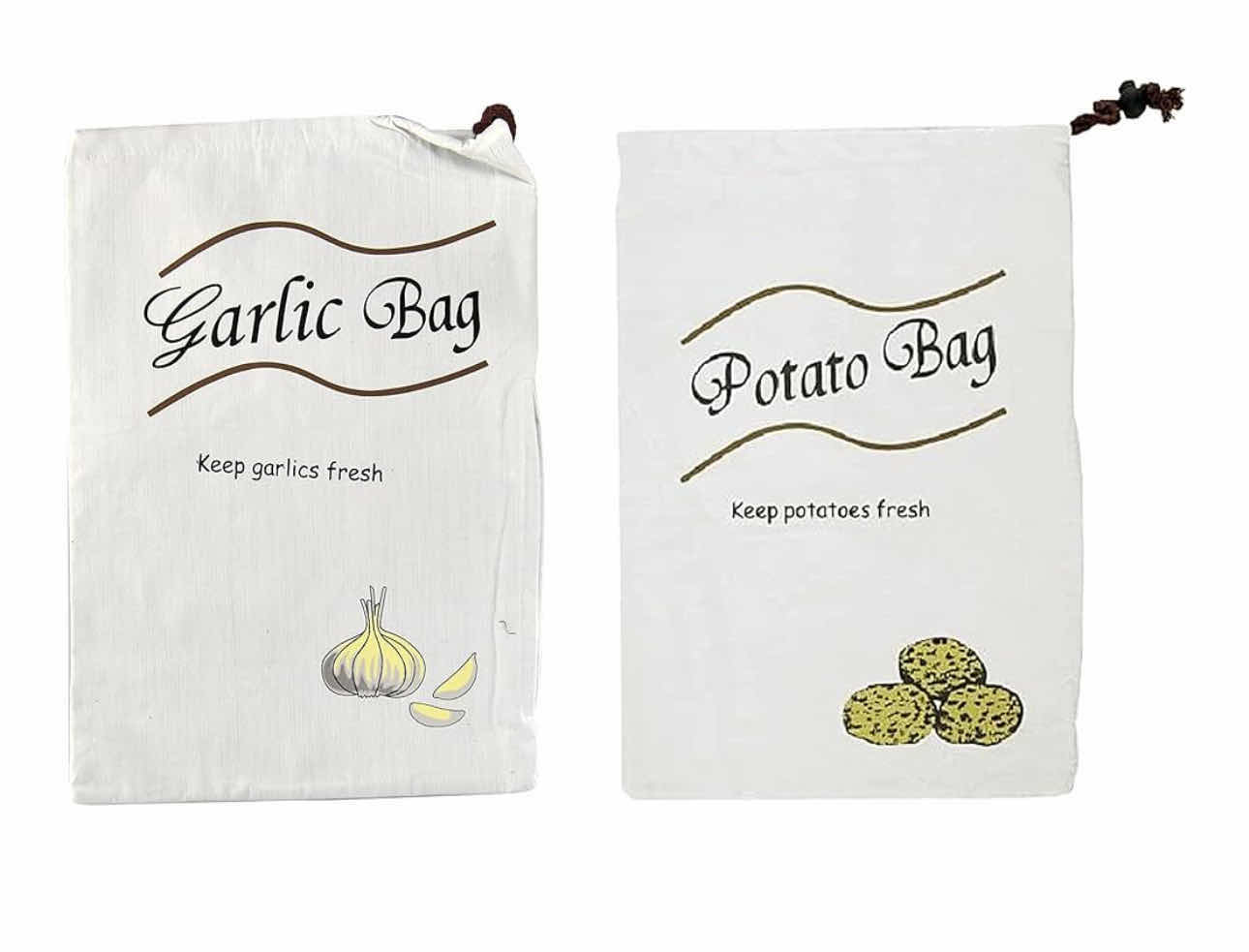 Photo 1 of BRAND NEW CASE OF 25 SETS OF HOME-X POTATO & GARLIC SAVER BAGS