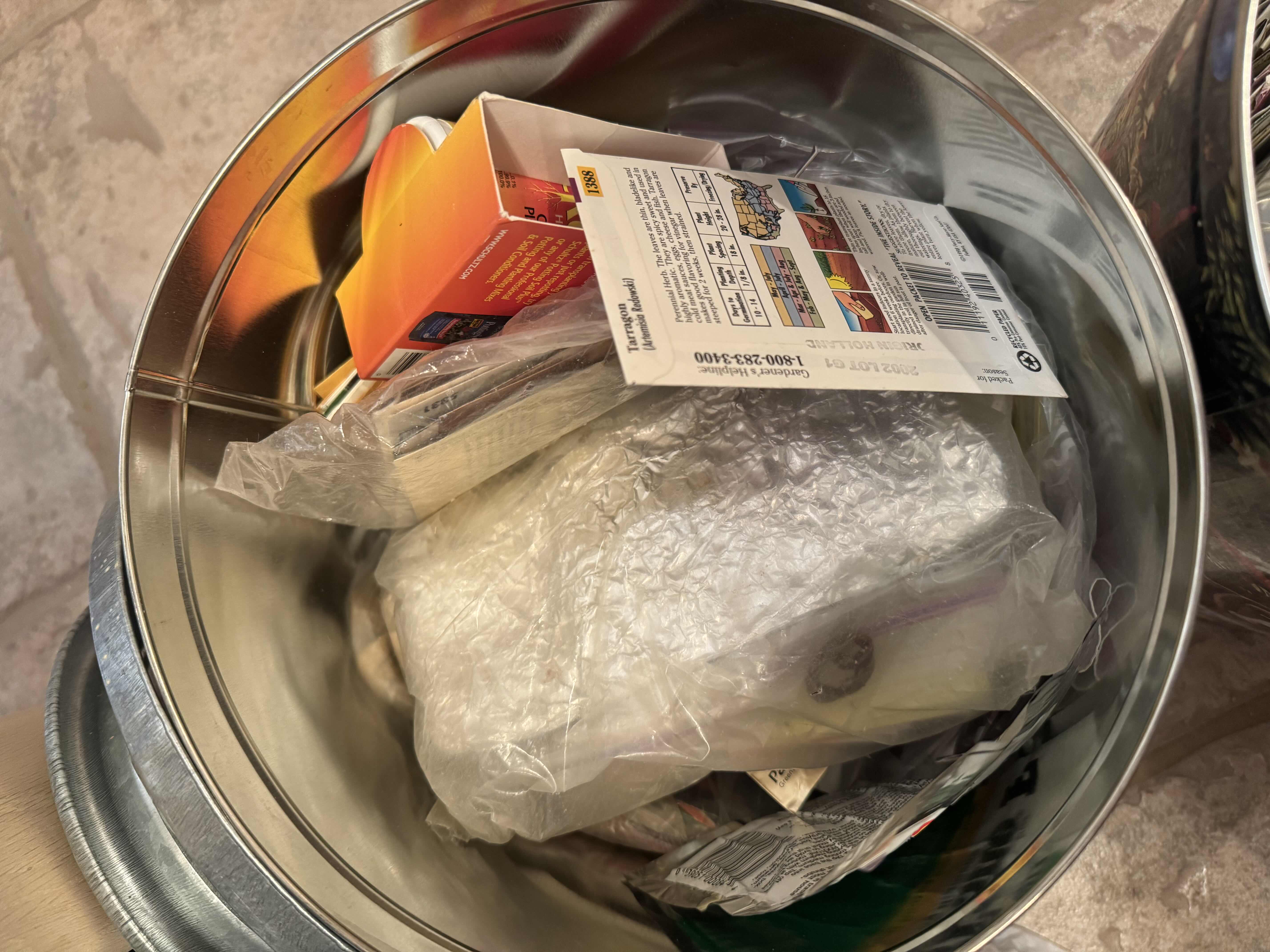 Photo 1 of 2 TINS OF GARDEN SEEDS