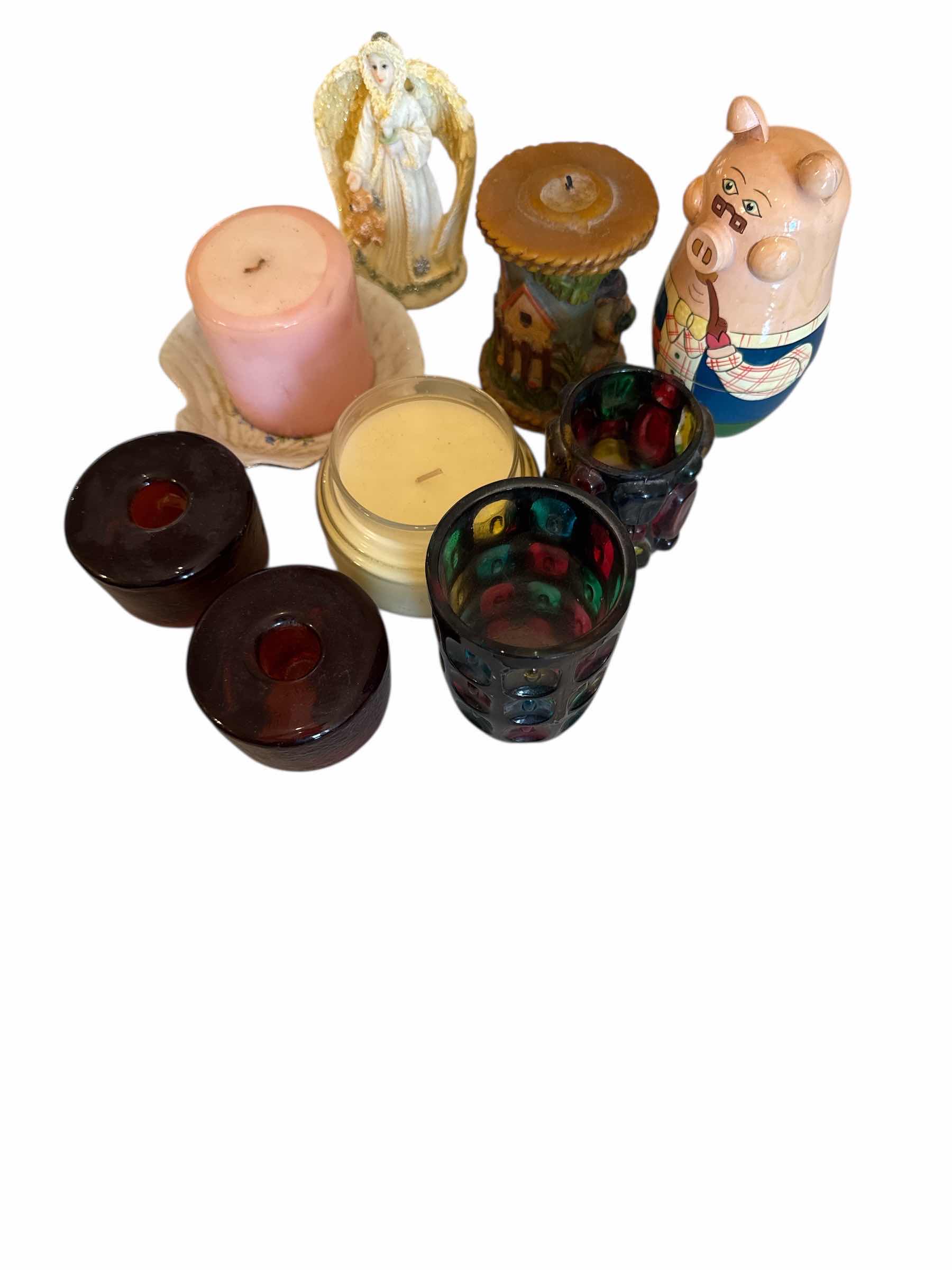 Photo 1 of 9 ITEMS OF HOME DECOR (MOSTLY CANDLE HOLDERS)