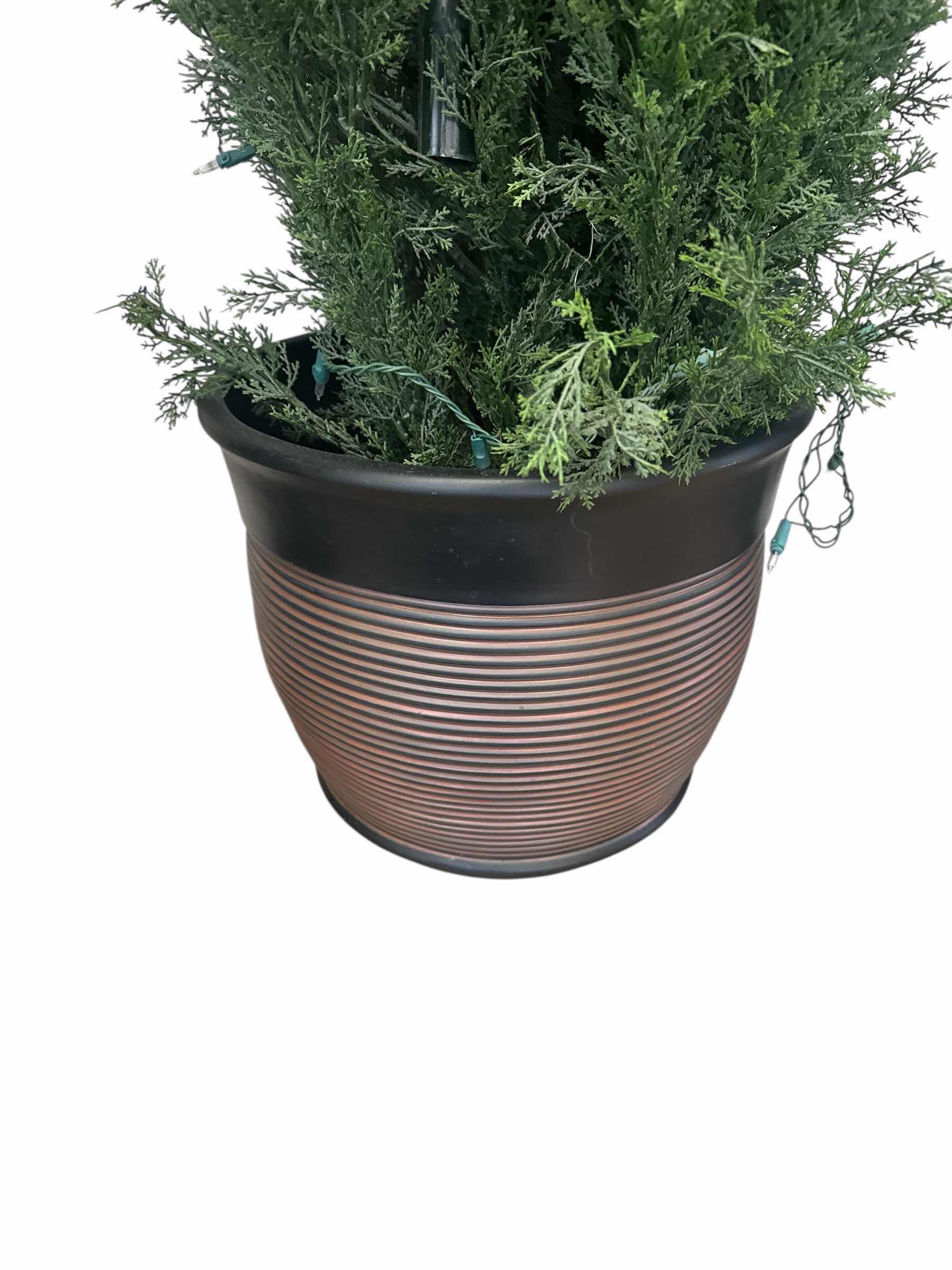 Photo 1 of 3  Faux EverGREENS. (2) 5’ and (1) 7’