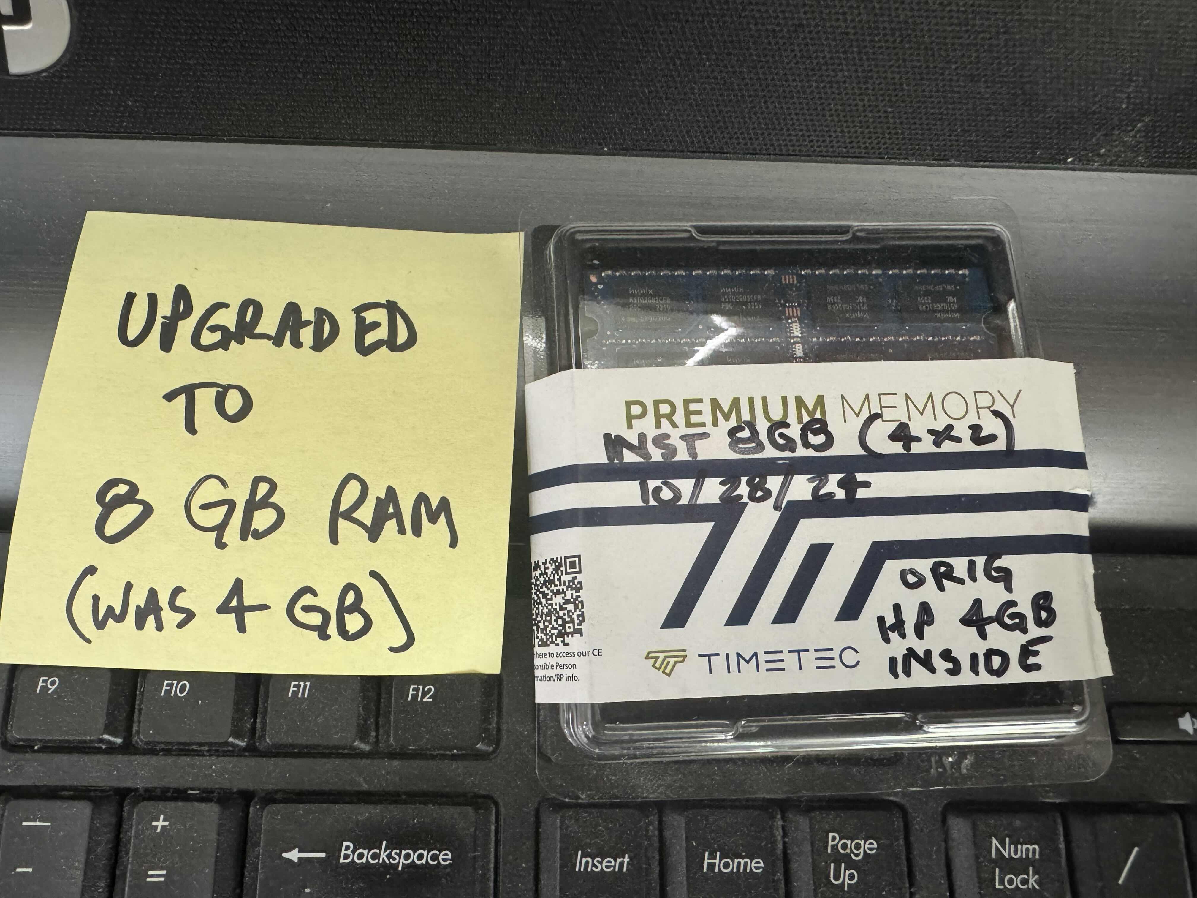 Photo 3 of HP ENVY23 TOUCHSMART: UPGRADED FROM 4 to 8GB RAM