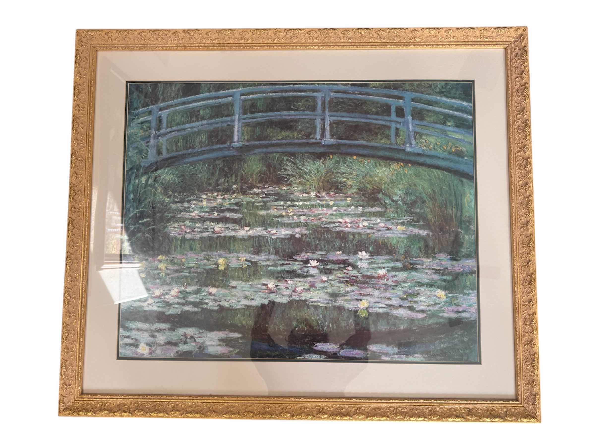 Photo 1 of 130
VINTAGE RESIN FRAMED ARTWORK, CLAUDE MONET, JAPANESE FOOTBRIDGE WATER LILIES. HOME DECOR 

39.5” X 33.5” X H1”