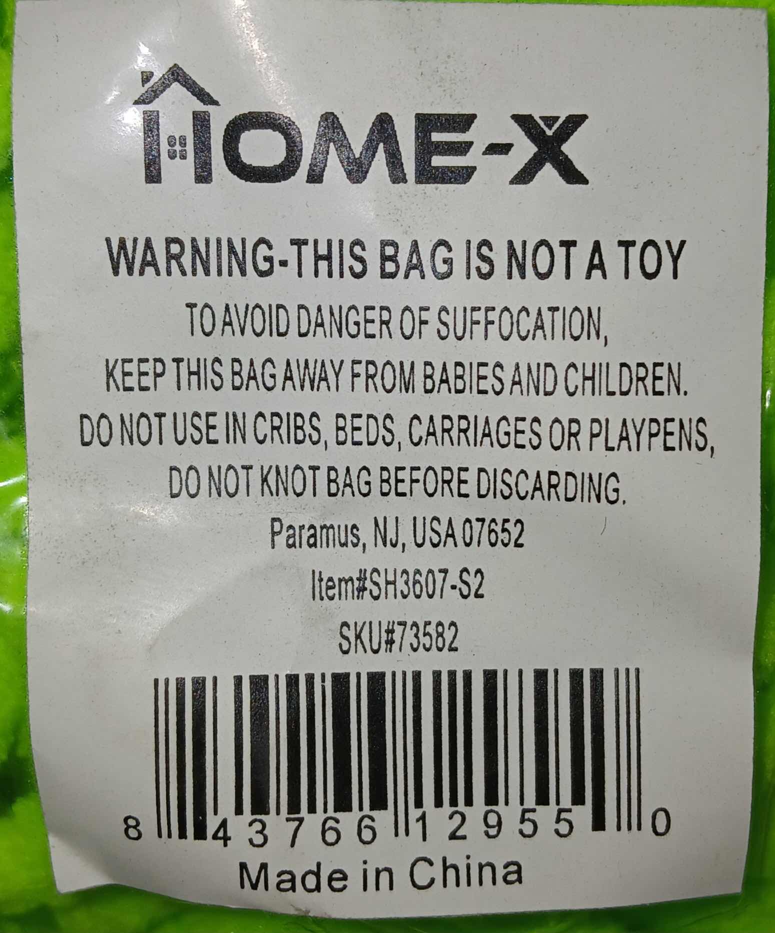 Photo 1 of NEW CASE HOME-X GREEN CHENILLE FLOOR CLEANING & DUSTING WASHABLE SLIPPERS (APPROX 150 PER CASE)