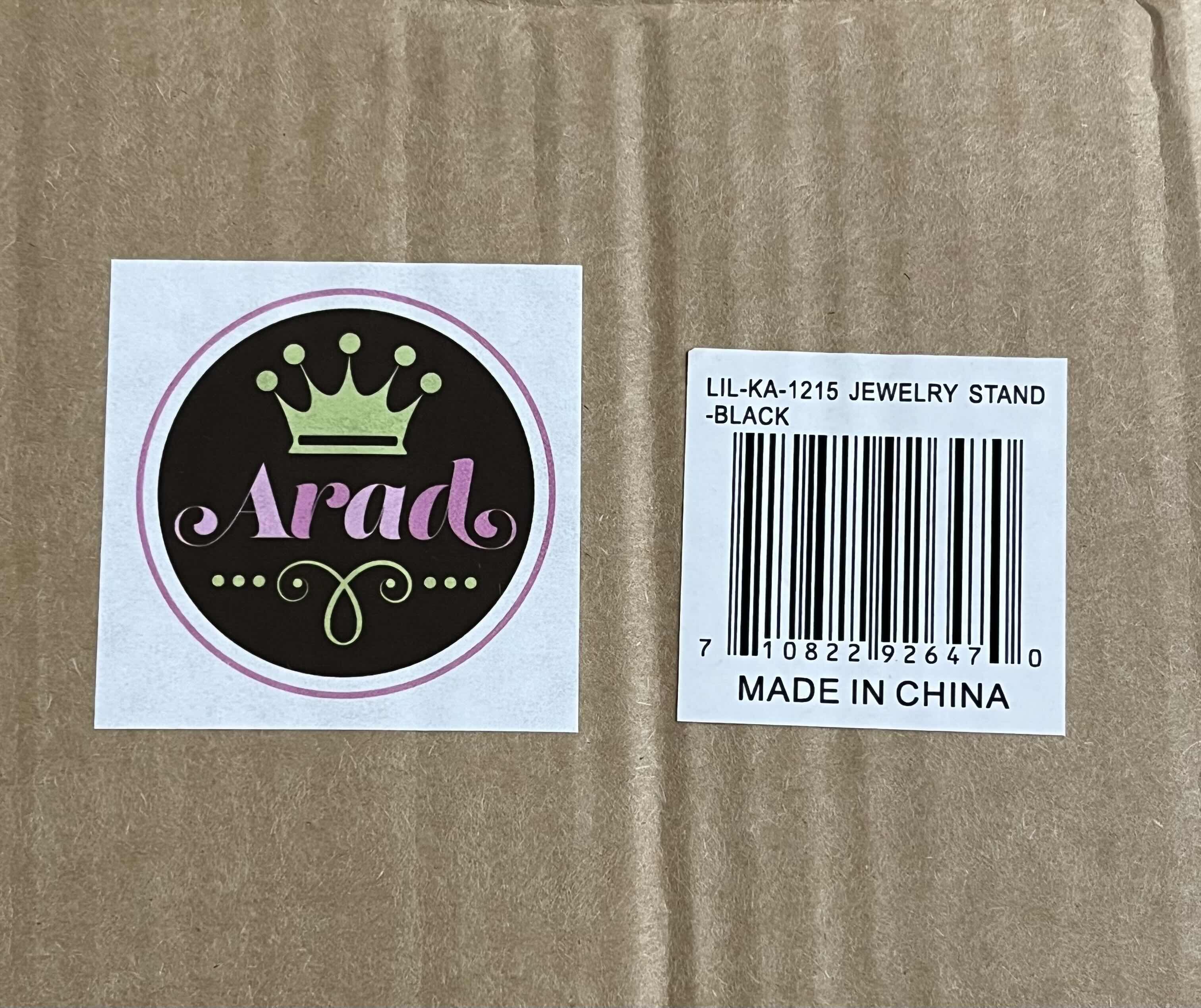 Photo 5 of $150.      NEW CASE OF ARAD 3 TIER BLACK METAL JEWELRY DISPLAY STAND (5PCS PER CASE)