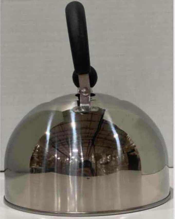 Photo 1 of NEW CASE OF HOME-X 2 QUART STAINLESS STEEL WHISTLING TEA KETTLE (12 PCS/CASE)