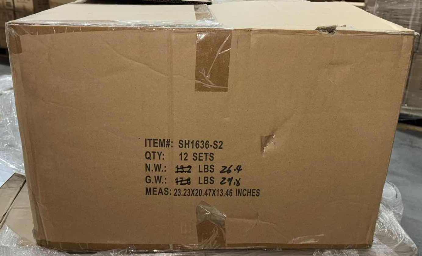 Photo 1 of NEW CASE OF HOME-X 2 PACK CERAMIC SOUP & SIDE CRACKER BOWL (12 SETS PER CASE)