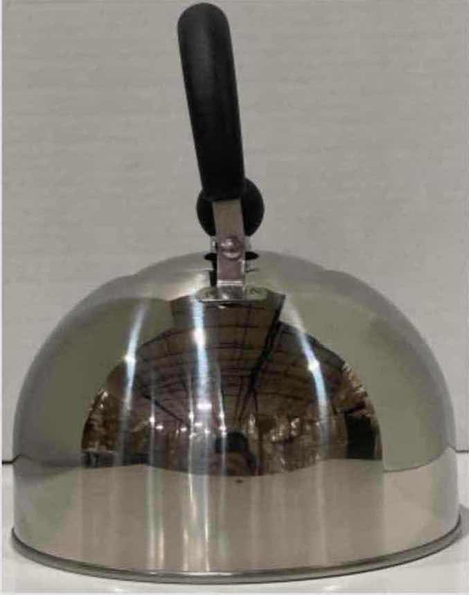 Photo 1 of NEW CASE OF HOME-X 2 QUART STAINLESS STEEL WHISTLING TEA KETTLE (12 PCS/CASE)