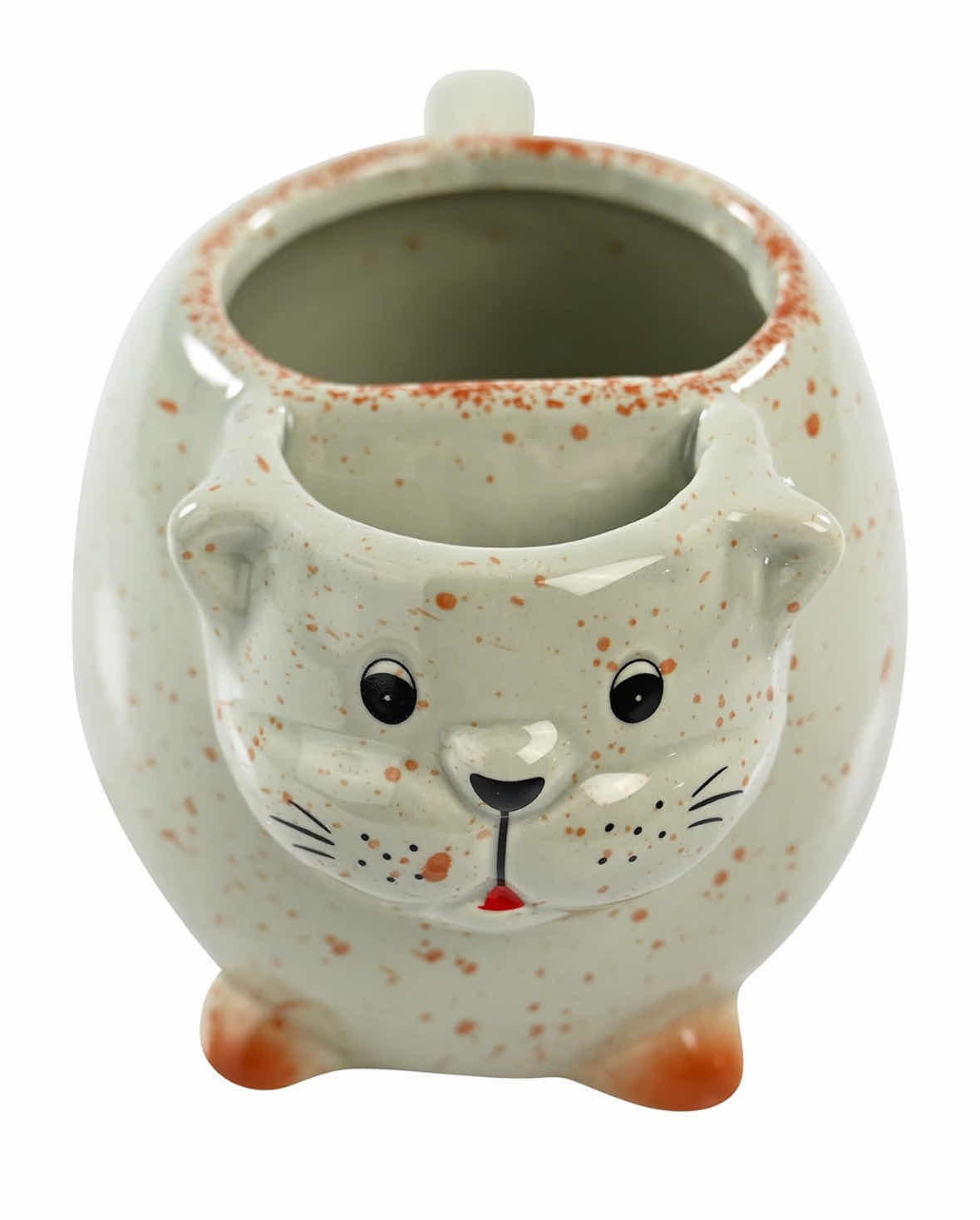 Photo 1 of NEW CASE OF HOME-X CERAMIC CAT TEA 16 OZ MUG, WEATHERED GREEN (24 PC/CASE)