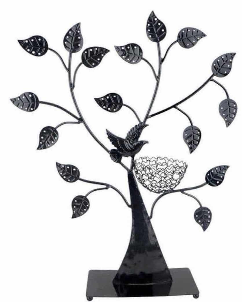 Photo 1 of NEW ARAD BLACK METAL JEWELRY ORGANIZER TREE (BOX OF 5)