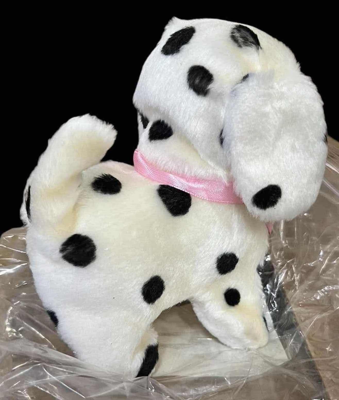 Photo 1 of NEW CASE OF HOME-X BATTER-OPERATED INTERACTIVE PLUSH DALMATIAN TOY, WALKS/WAGS TAIL/BARKS (24 PCS/CASE)