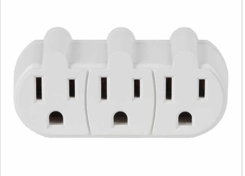 Photo 1 of NEW CASE OF WESTINGHOUSE TRIPLE GROUNDED OUTLET ADAPTER, THREE WAY SPLITTER (48 PCS/CASE)