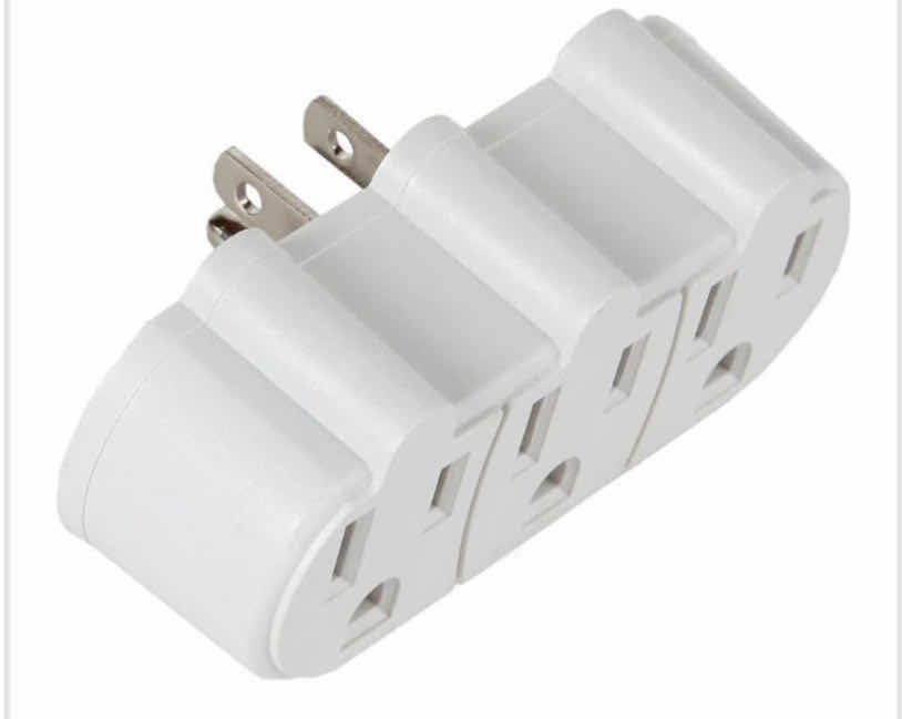 Photo 2 of NEW CASE OF WESTINGHOUSE TRIPLE GROUNDED OUTLET ADAPTER, THREE WAY SPLITTER (48 PCS/CASE)