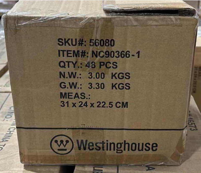 Photo 1 of NEW CASE OF WESTINGHOUSE TRIPLE GROUNDED OUTLET ADAPTER, THREE WAY SPLITTER (48 PCS/CASE)