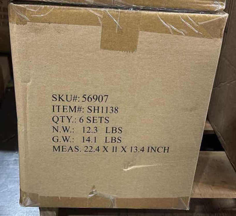 Photo 4 of NEW CASE HOME-X SMALL NESTING/STACKABLE STORAGE BINS, 3 BINS PER SET (1 CASE/6 SETS)