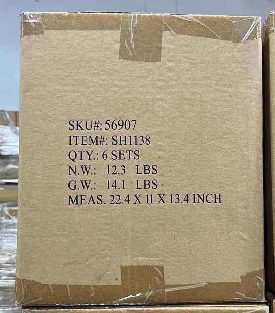 Photo 1 of NEW CASE HOME-X SMALL NESTING/STACKABLE STORAGE BINS, 3 BINS PER SET (1 CASE/6 SETS)