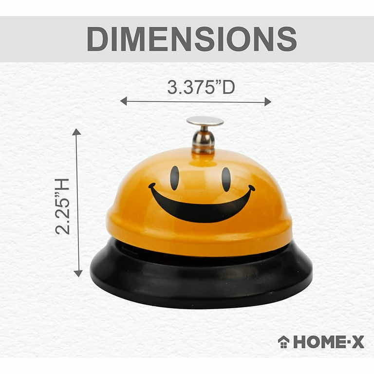 Photo 1 of NEW CASE SMILING COUNTER CALL/SERVICE BELL, ORANGE (60 PCS PER CASE)