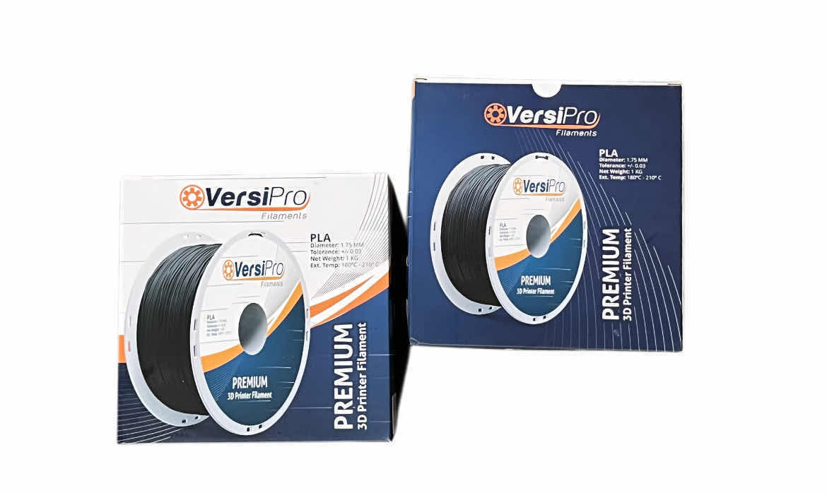 Photo 1 of NEW 2-PACK OF VERSIPRO FILAMENTS PREMIUM 3D PRINTER FILAMENT SILVER