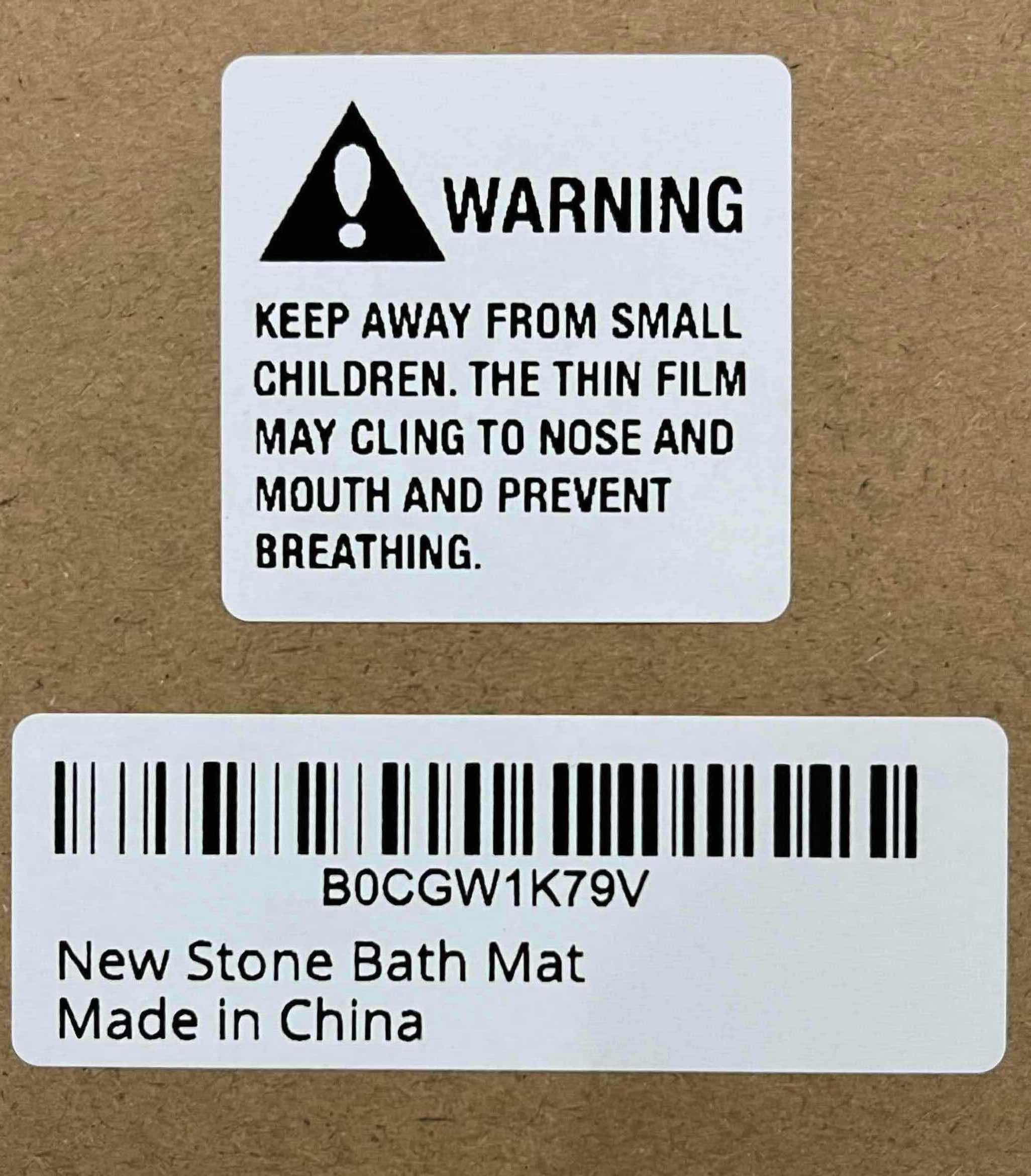 Photo 3 of NEW ADORA HOMES WHITE STONE BATH MAT (1 MAT)