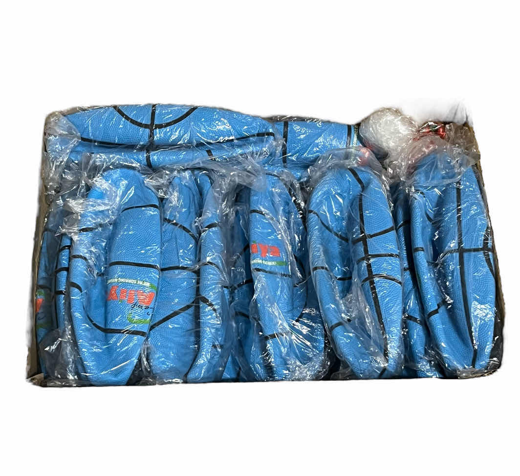 Photo 1 of NEW CASE OF CAMP ALIYA BLUE BASKETBALLS (20PCS PER CASE)