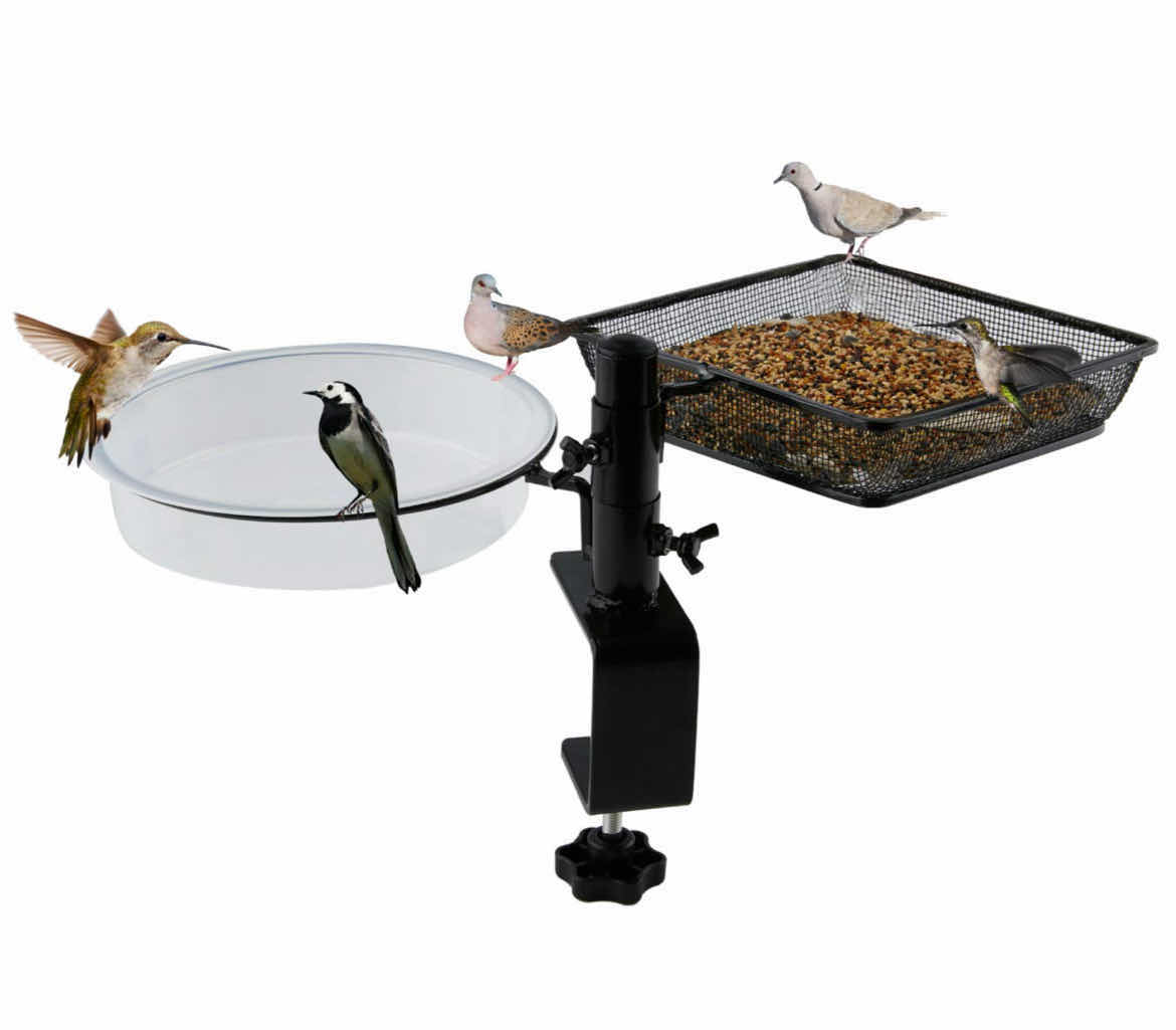 Photo 1 of NEW PALLET OF HOME X DUAL BIRD FEEDER DECK MOUNT (10PCS PER CASE/36 CASES)