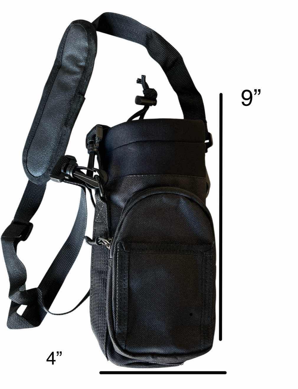 Photo 1 of NEW 10-PACK OF HYDRA TRIP BLACK SINGLE WATER BOTTLE HOLDER HIKING CARRIER BAG 12OZ-32OZ