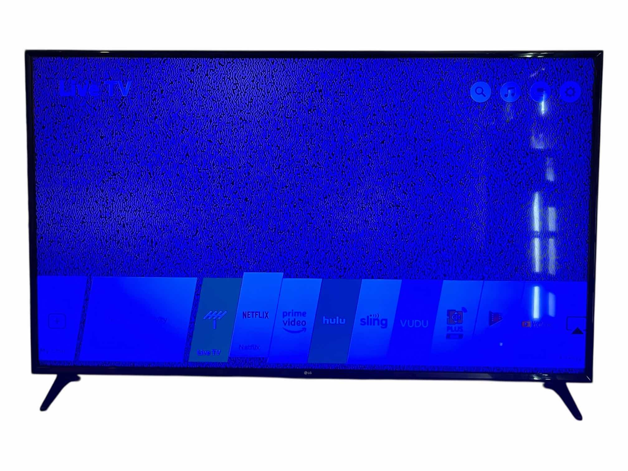 Photo 1 of LG 65” 4K UHD SMART TV W REMOTE 65UK6090PUA (READ NOTES)